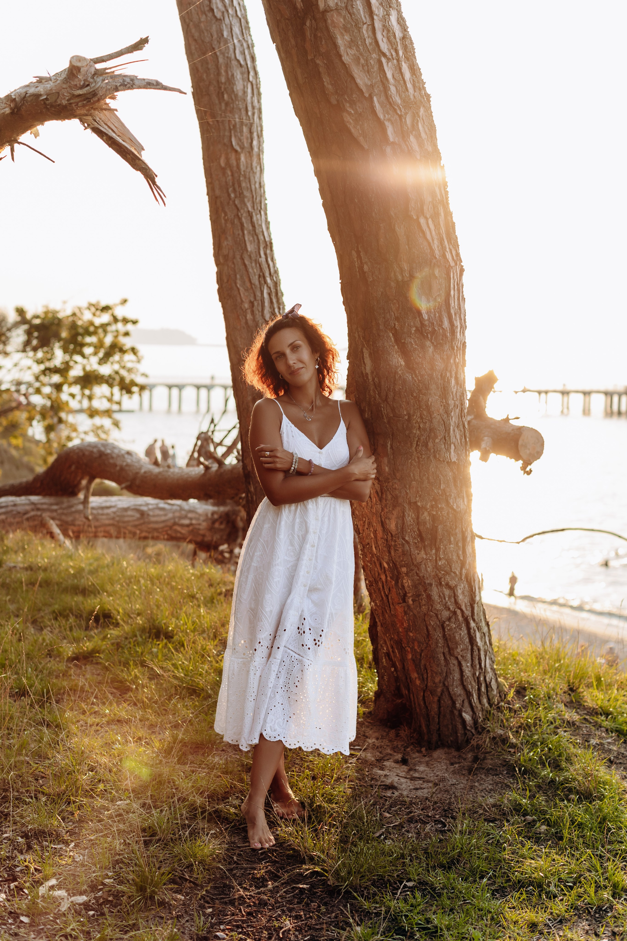 Подруги Пионеский Сосновый бор закат. Фотограф в Калининграде свадебная фотография, репортажная, фотосессии