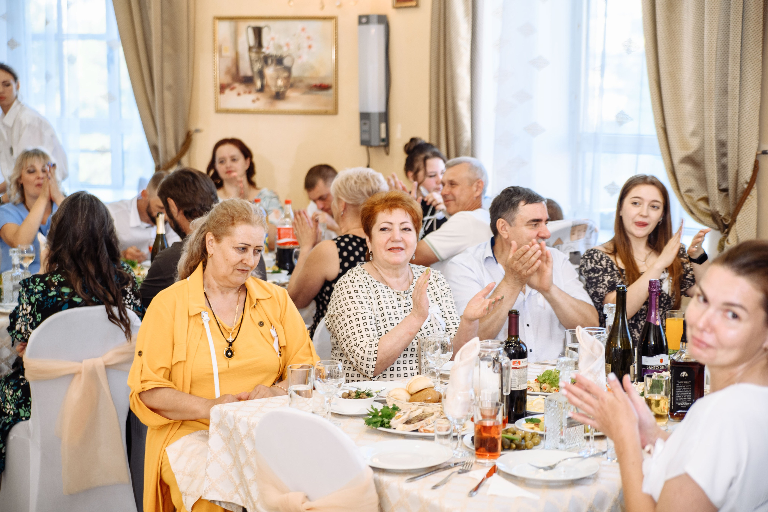 Свадебный банкет. Семейный фотограф Анна Лищук г. Таганрог
