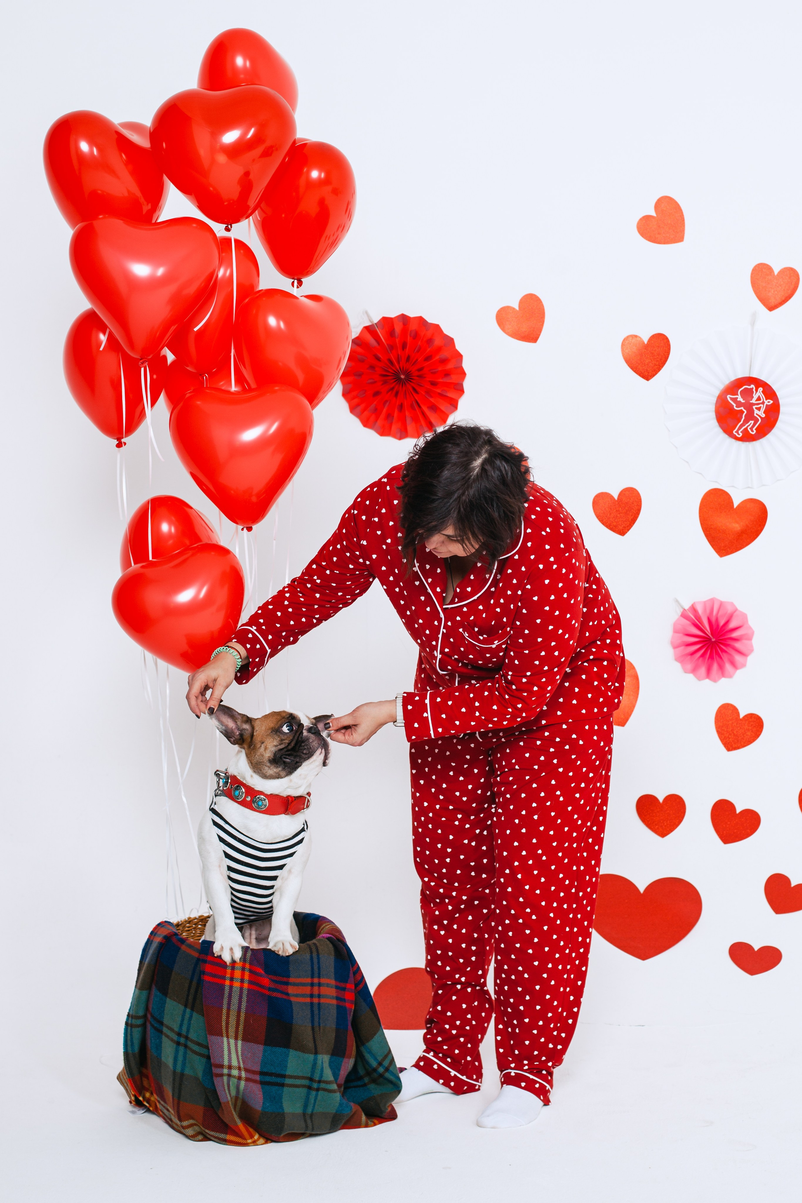 Пижамная вечеринка французских бульдогов и их хозяев. Фотограф-анималист Татьяна Степанова