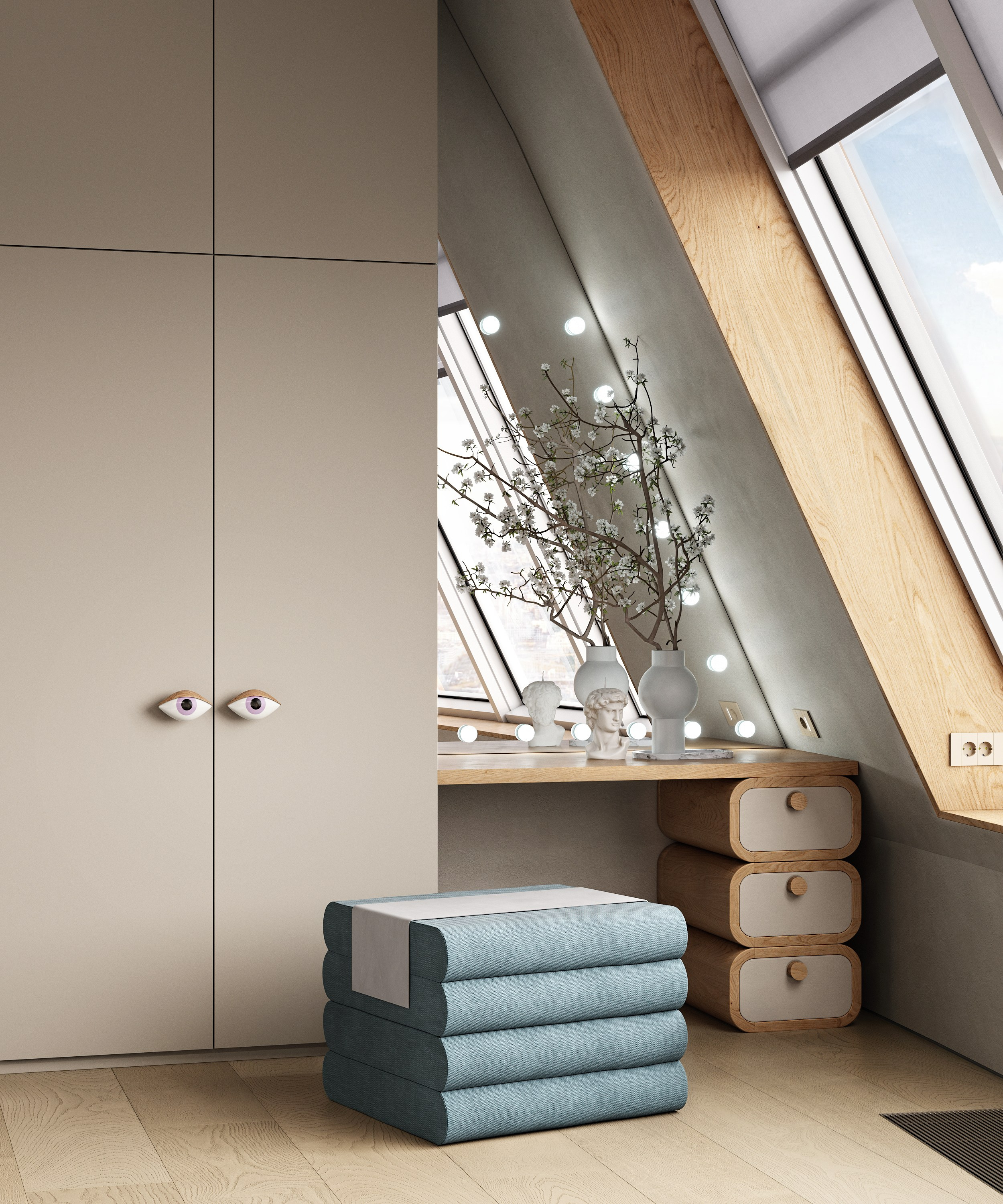 Kids room | Desing by Yuliya Shpeter. Interior visualisation | avocado.render