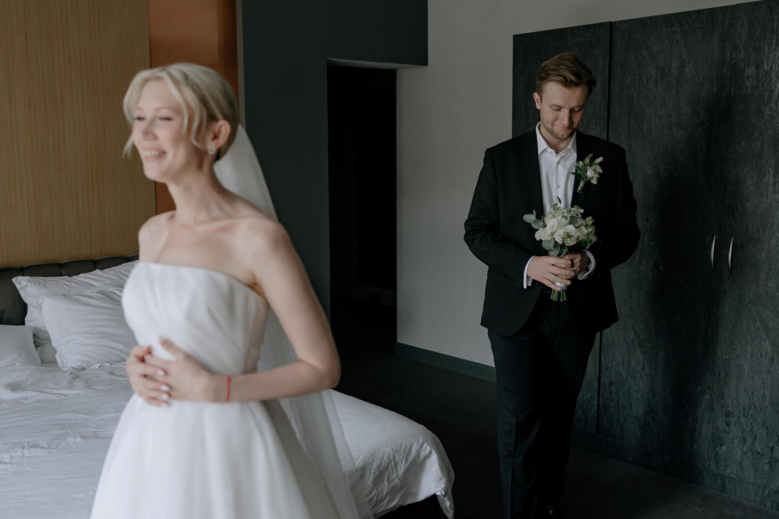 Первая встреча молодоженов в Hartwell