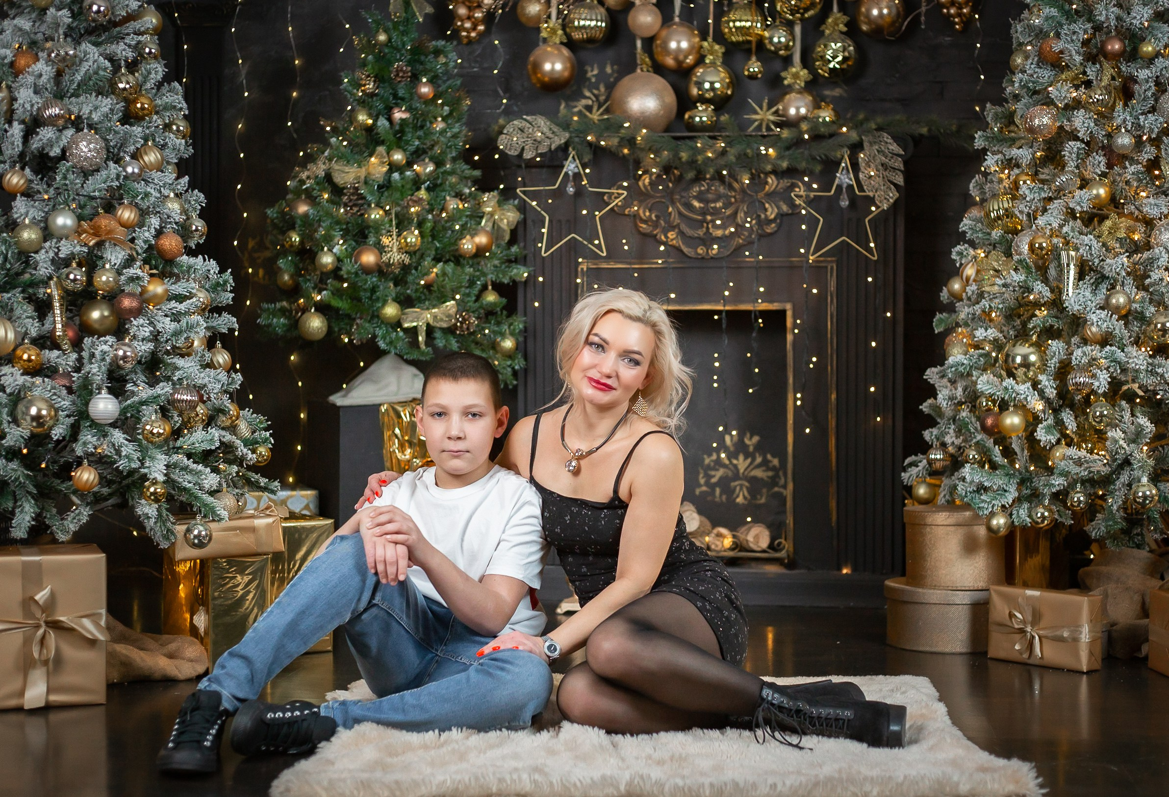 Новогодняя фотосессия в студии. Фотограф Татьяна Орлова