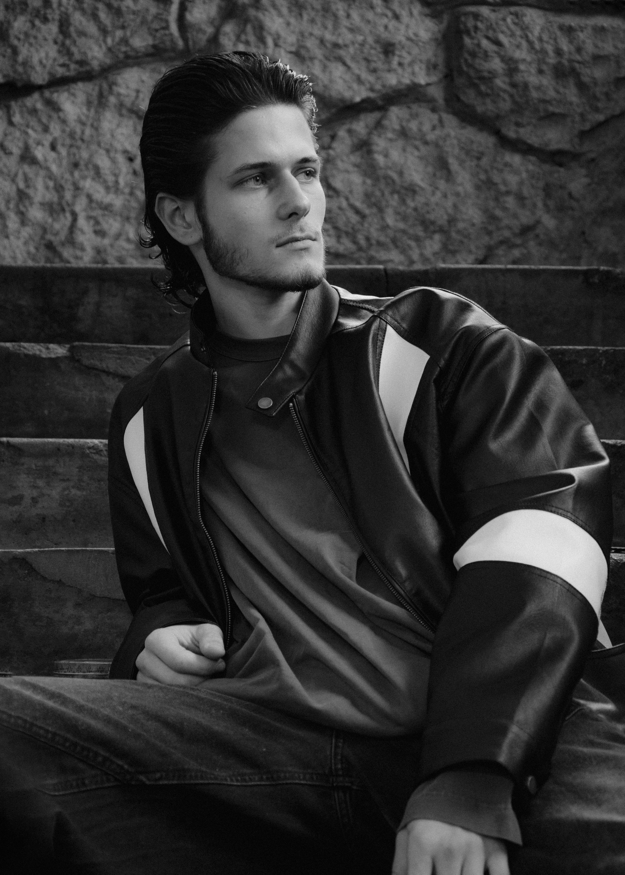 Творческая съемка для стилиста по мужским прическам