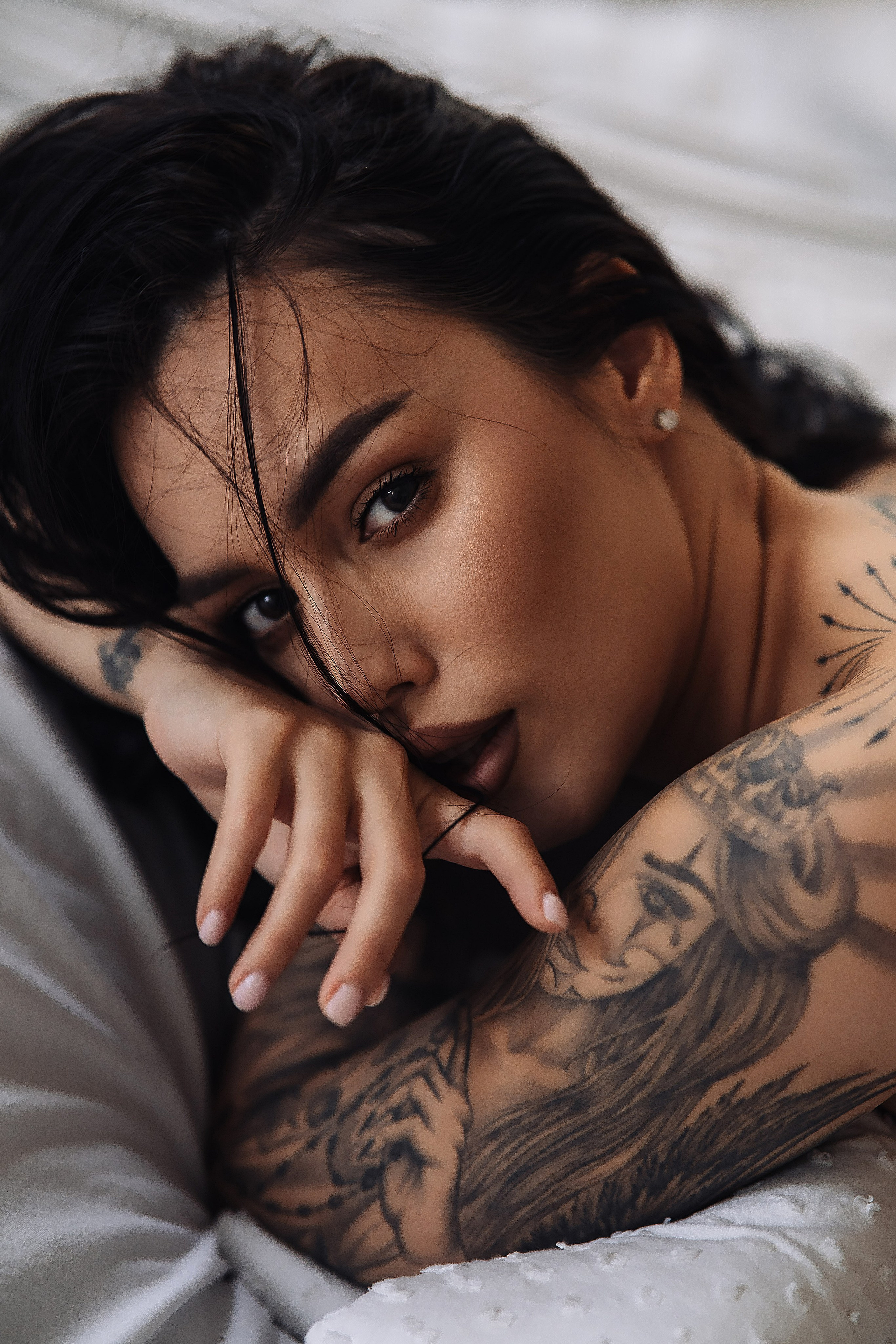 Girl with tattoo. Фотограф Власов Константин