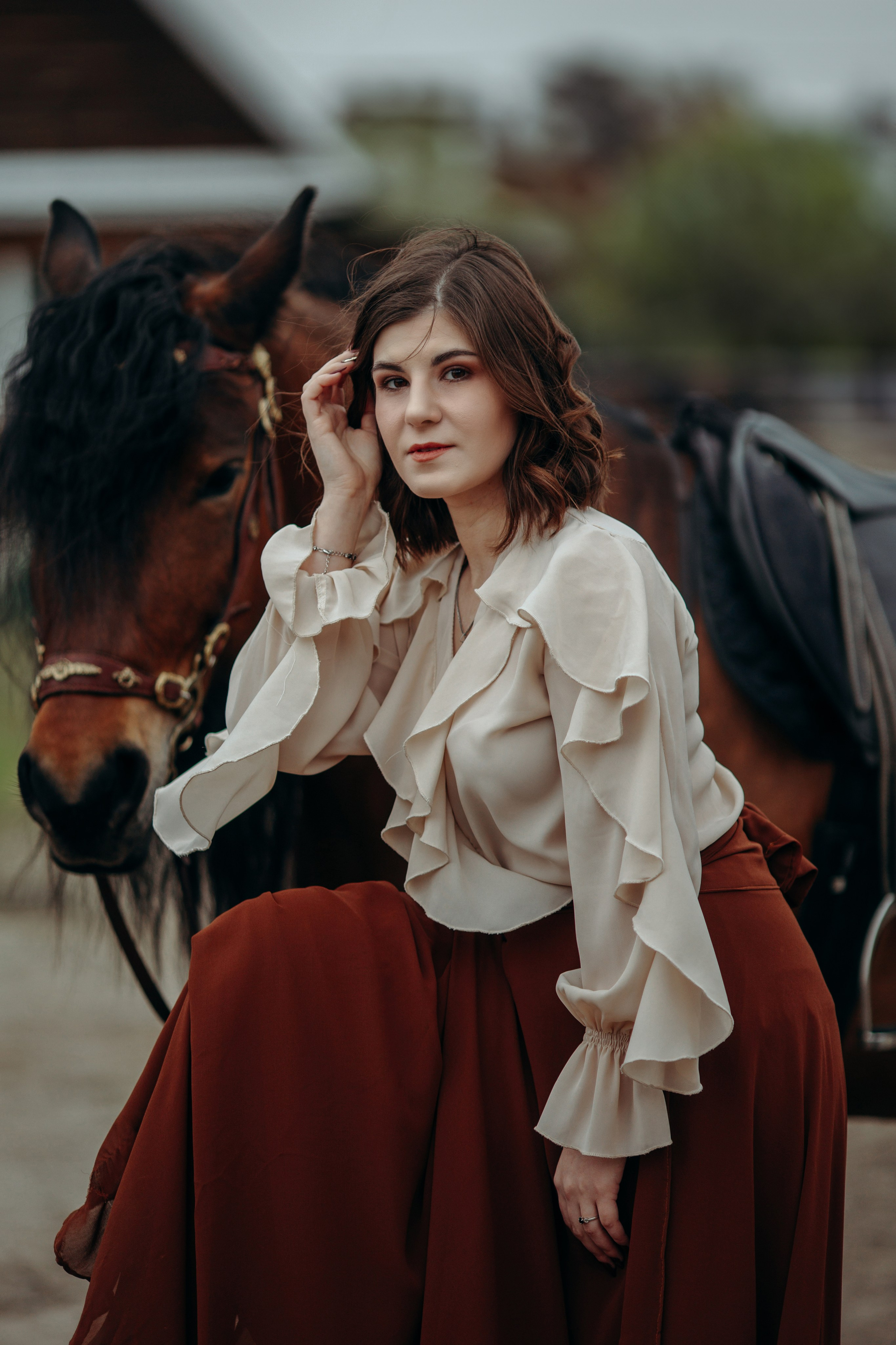 Евгения и Халветта. Анна Молчанова конный фотограф в Тюмени | фотосессии с лошадьми Тюмень