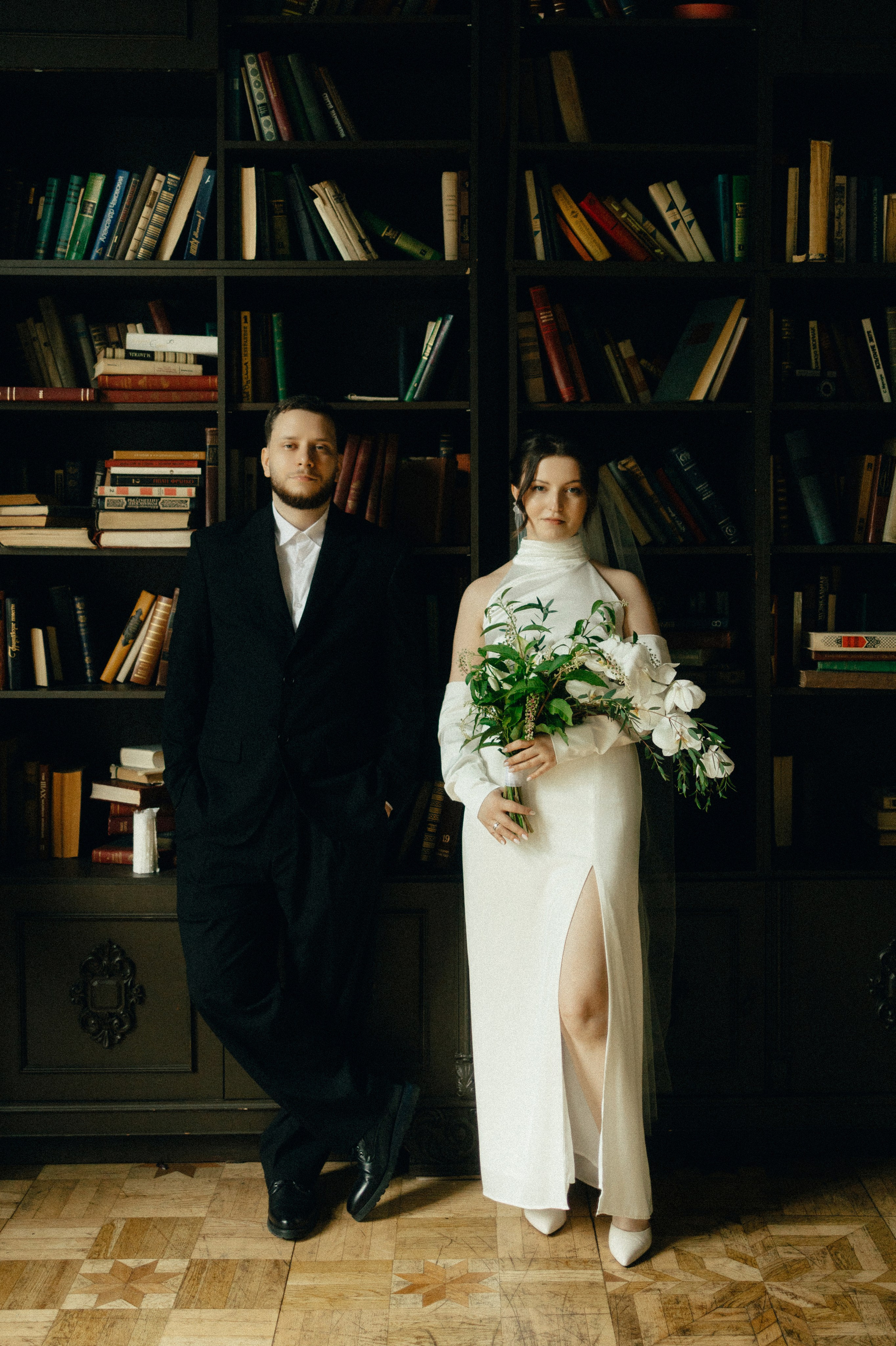 Дмитрий и Арина, роспись в библиотеке читальне имени Пушкина. Свадебный и портретный фотограф в Москве Кристина Золотова