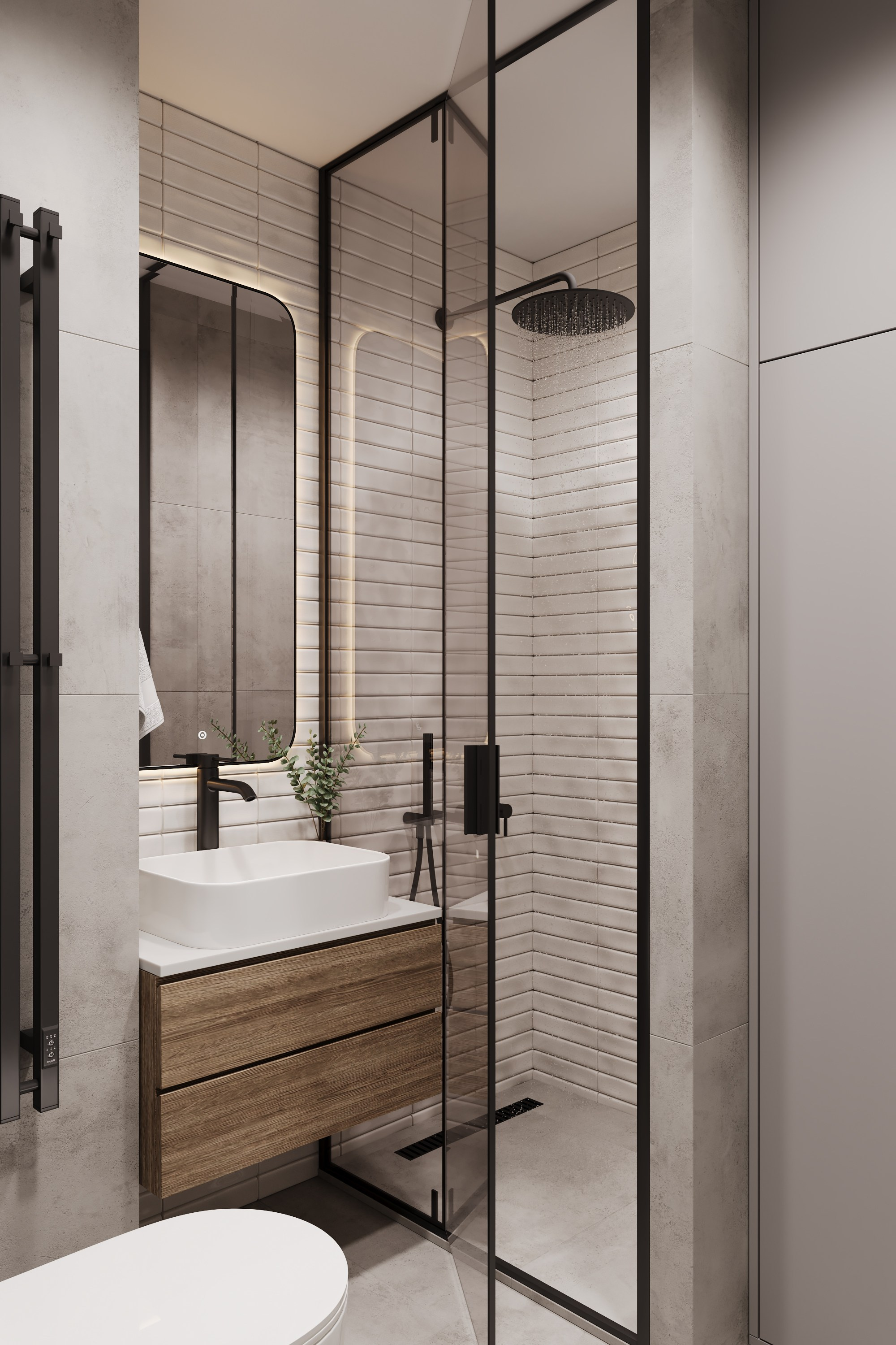 Modern beige. Дизайн интерьера | 3D визуализация | Миланская Марина