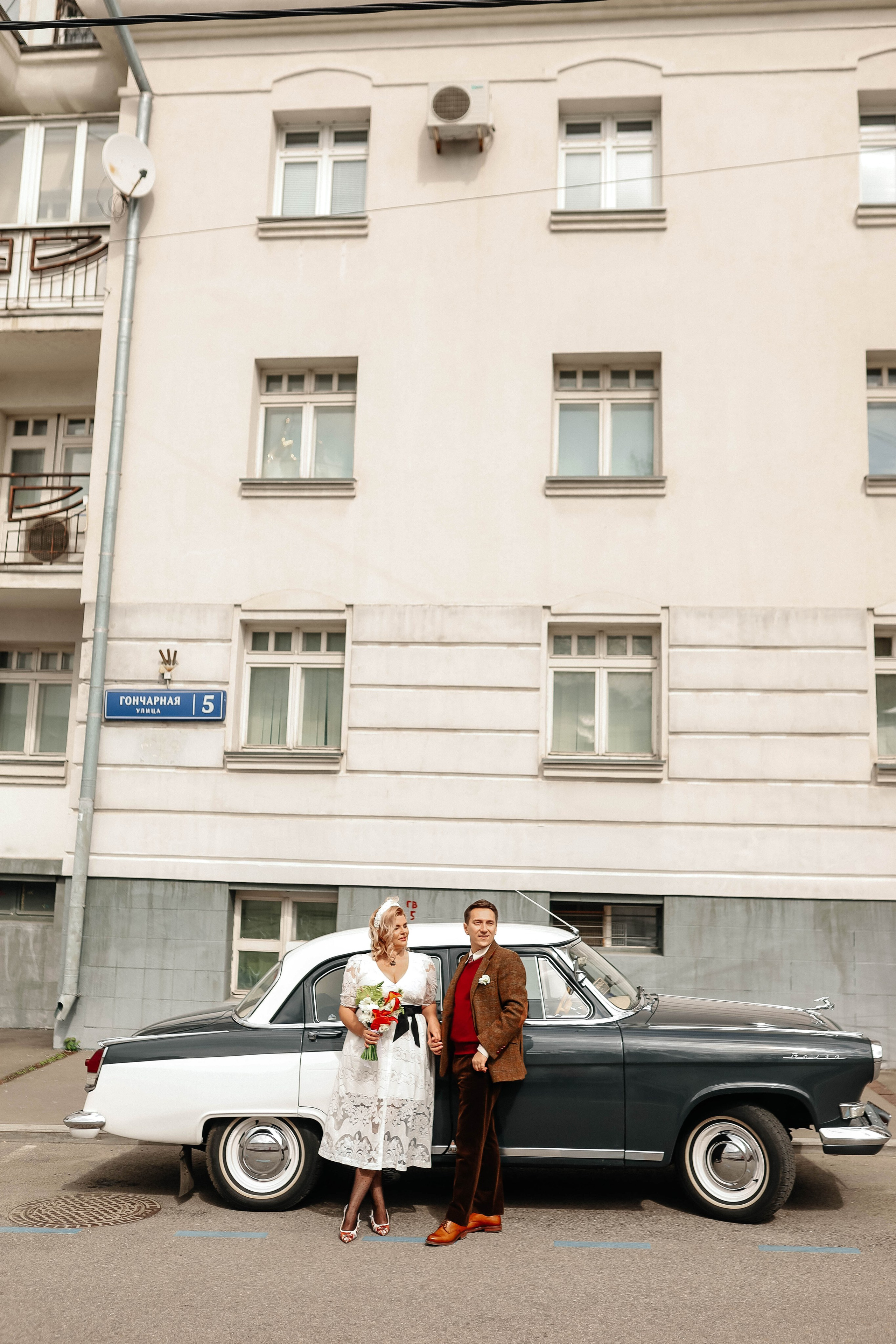 Свадебная фотосессия в стиле ретро. Свадебный и семейный фотограф в Москве