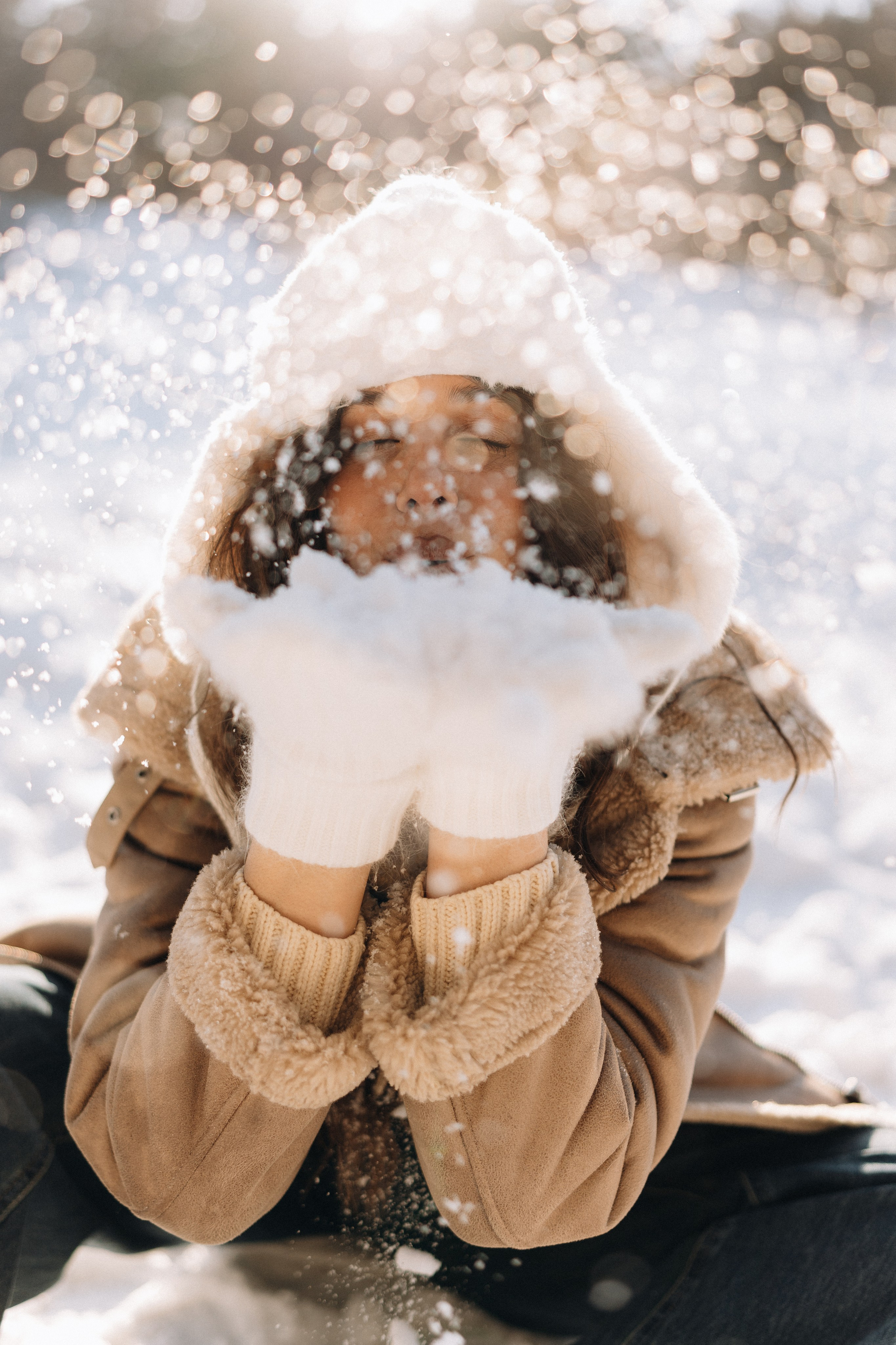 Валентина | Снежная прогулка. Портретный свадебный фотограф Крым | Евгения Щитенко