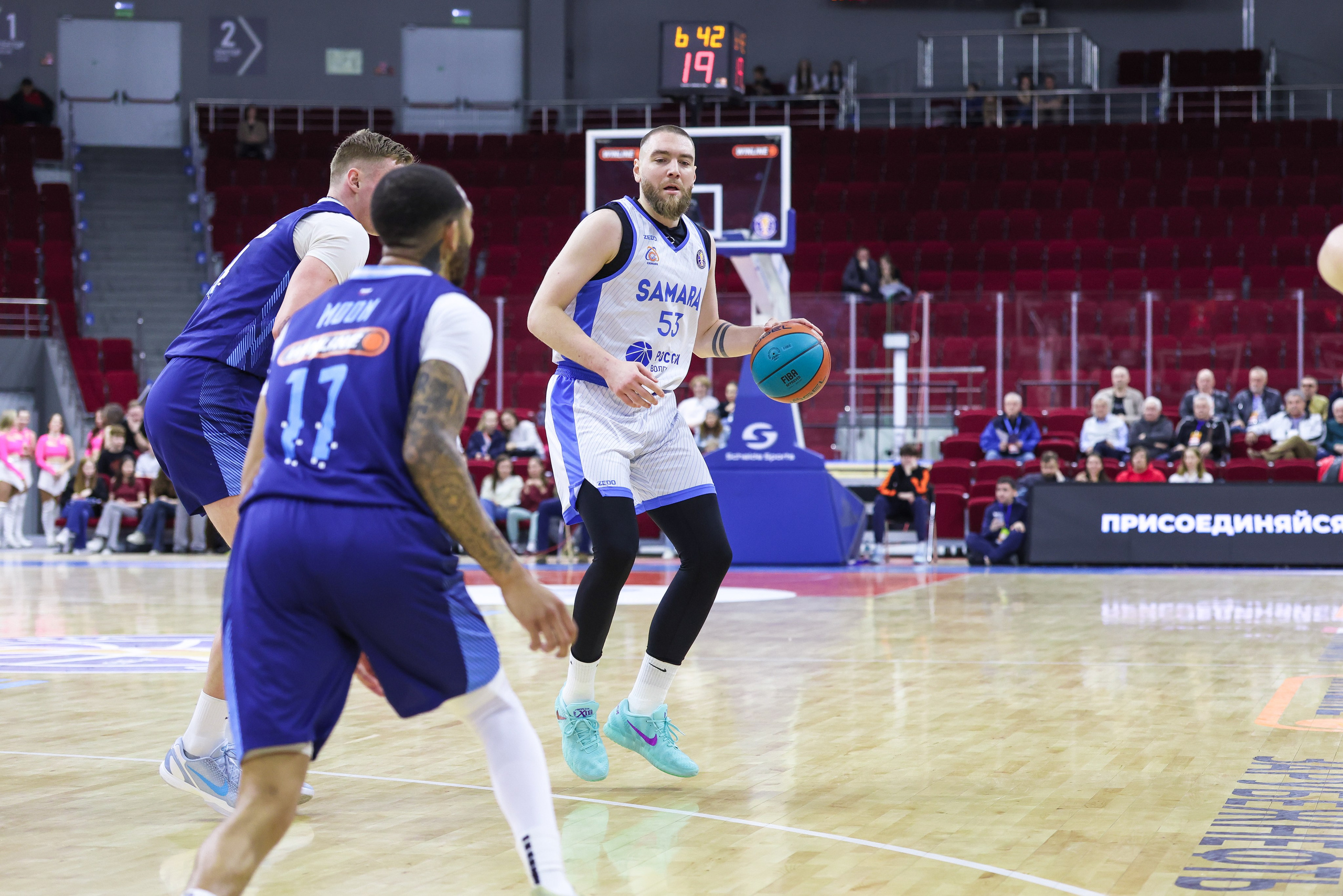 Баскетбол. Самара — Зенит. Единая лига ВТБ. Спортивный фотограф в Самаре