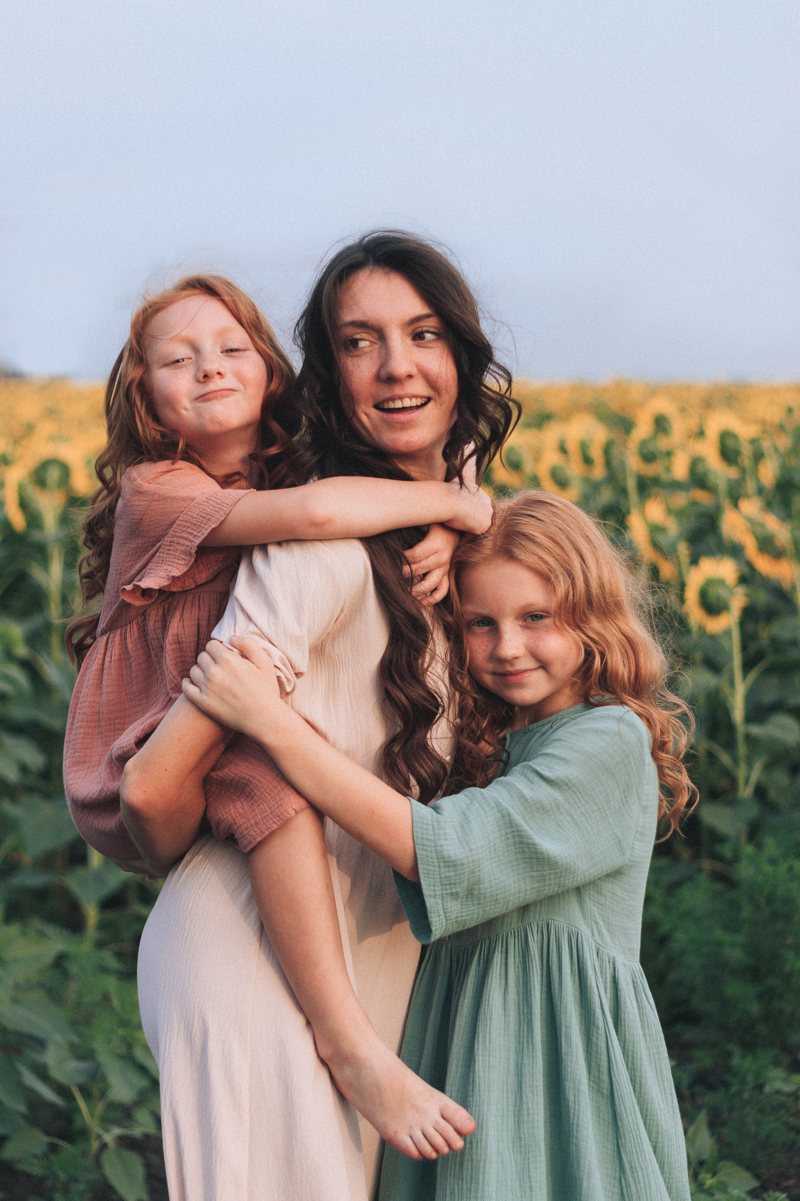 В подсолнухах. Фотограф в Краснодаре Ксения Мархинина