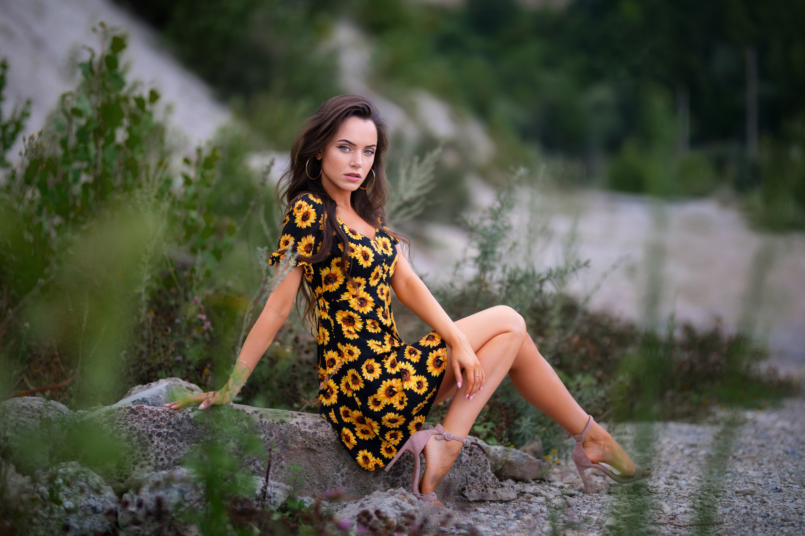 Летняя съемка с Екатериной на природе в парке Белый Колодец в формате для «себя»