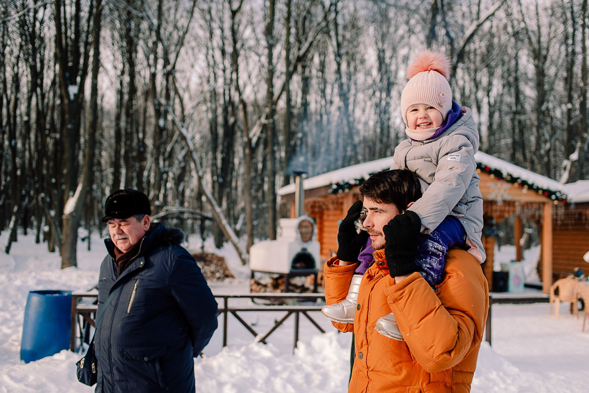 Ева, снежинки, ватрушки. Семейный и свадебный фотограф в Рязани Лиза Голованова
