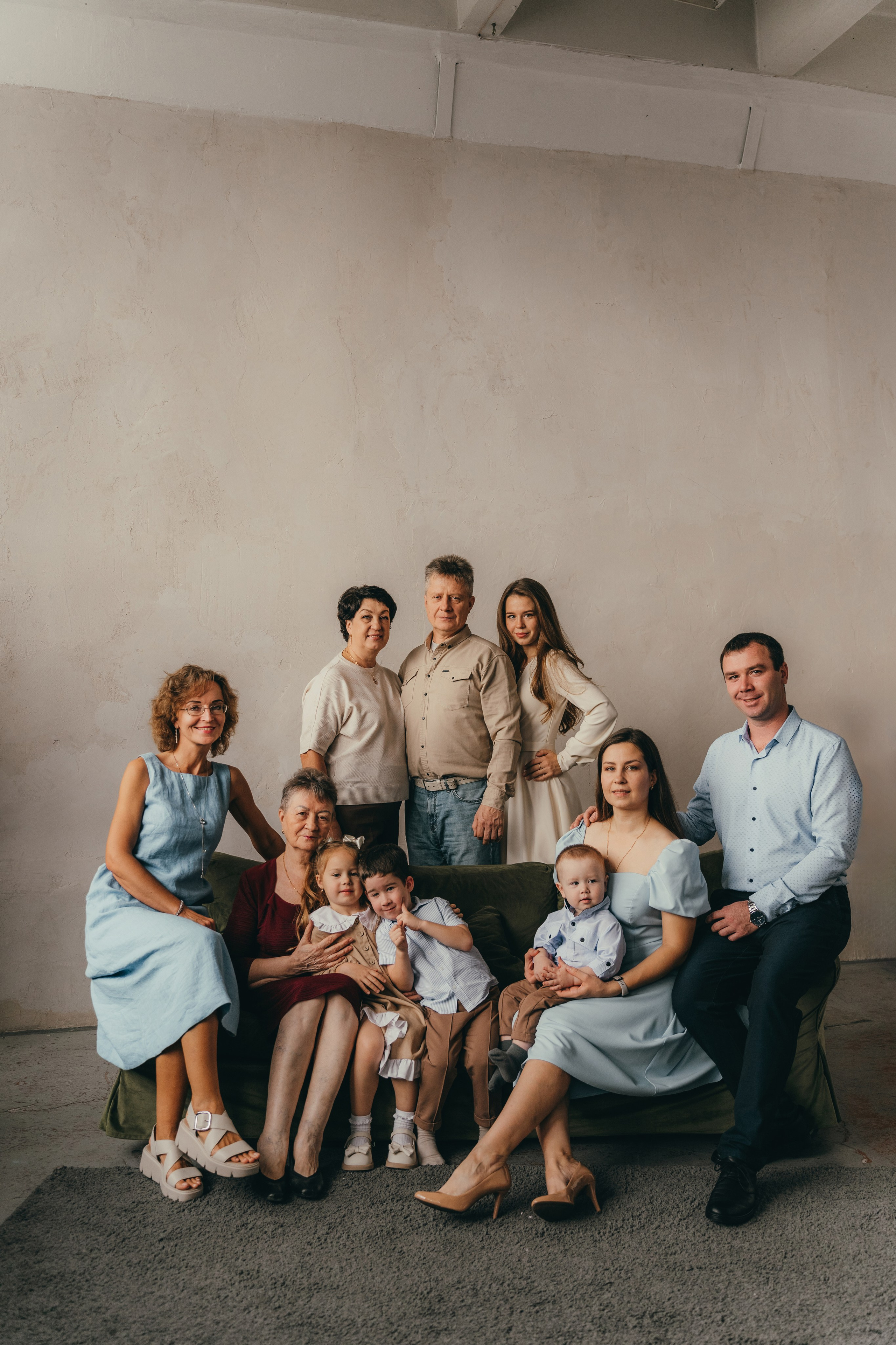 Большая семья. Семейный фотограф • Домашние съемки в Нижнем Новгороде