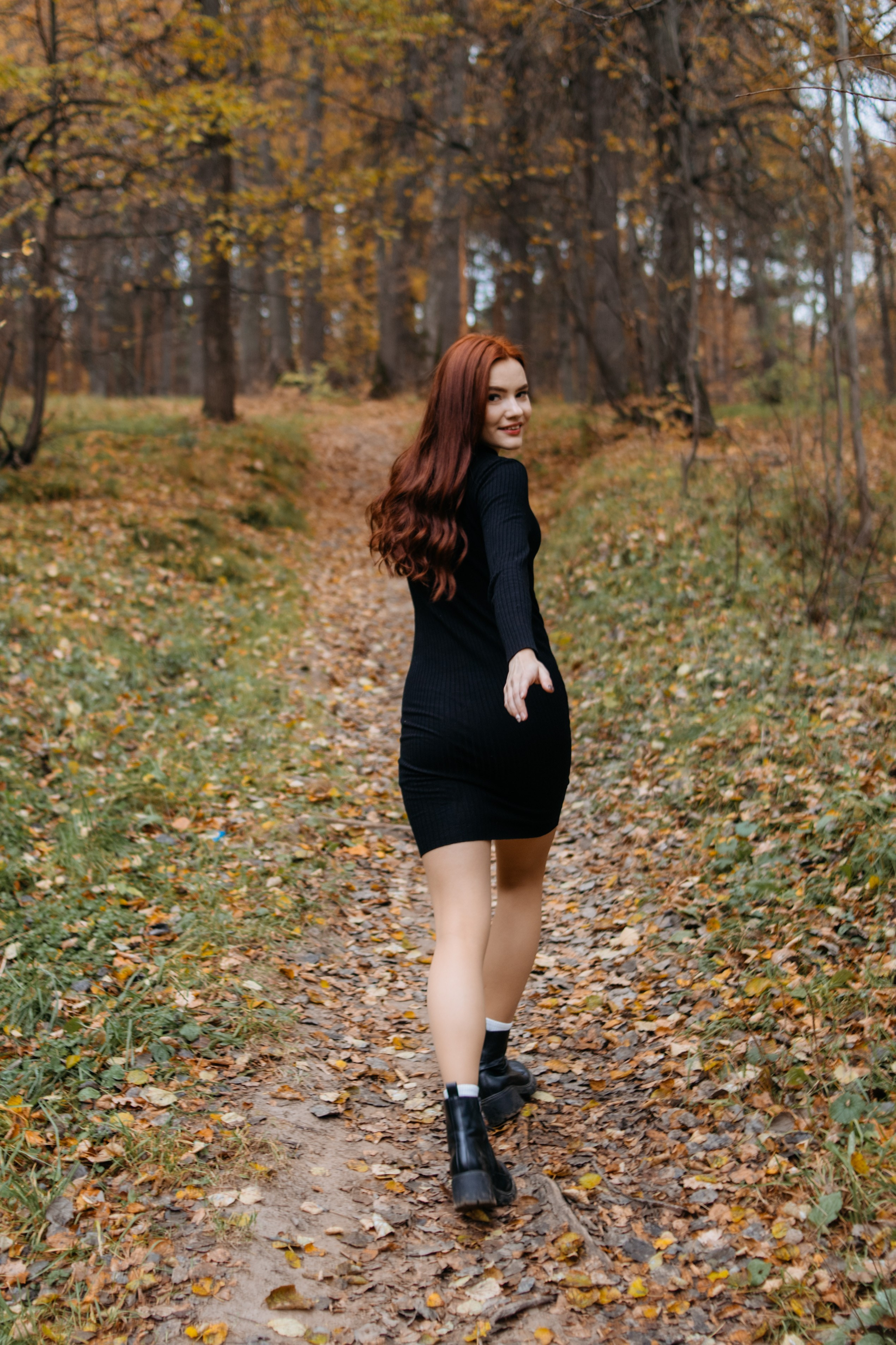 Осенняя прогулочная фотосессия — Лиза. Ксю Галиасфарова — Фотограф Казань