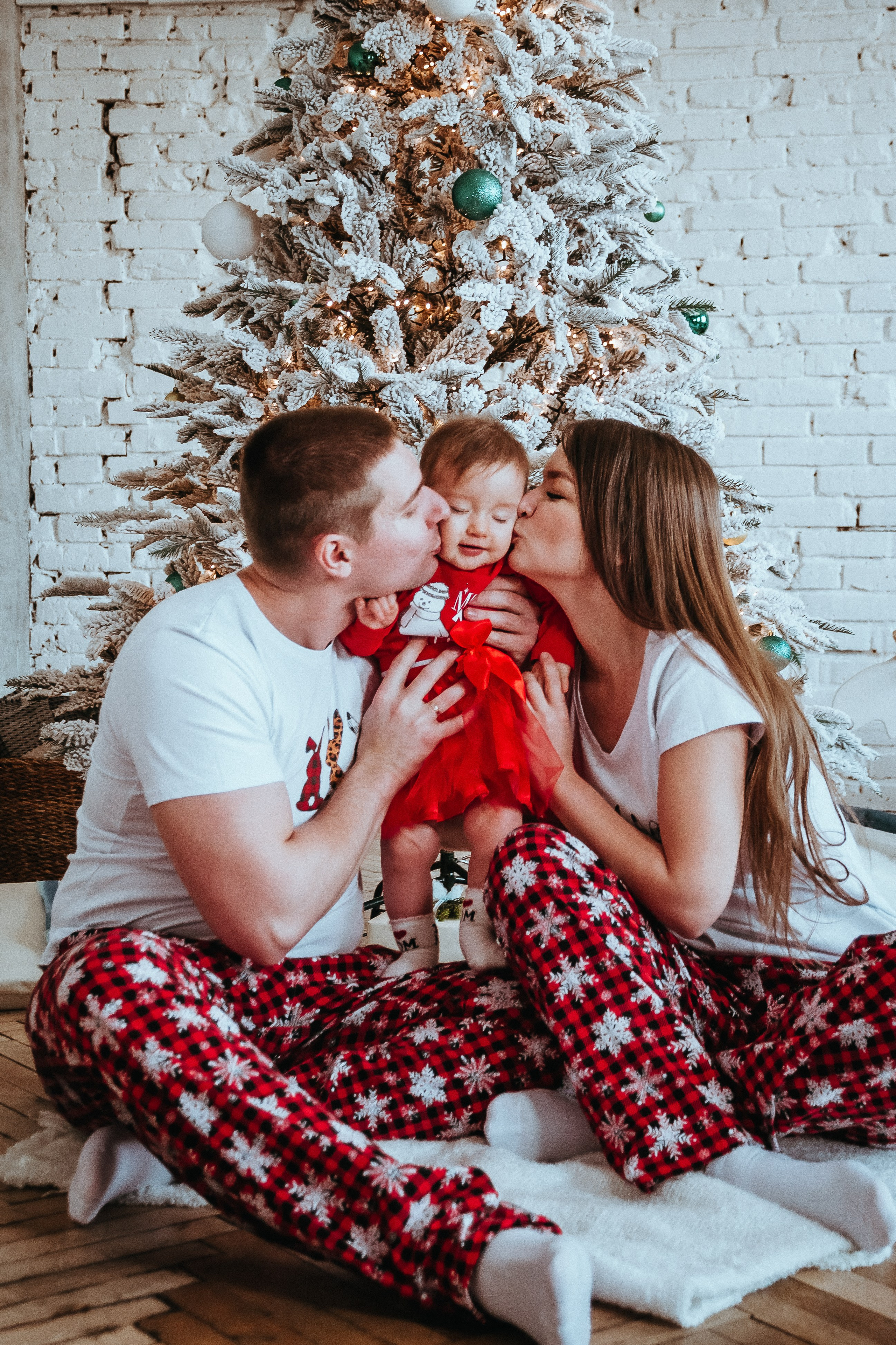 Новогодняя семейная фотосессия Кемерово