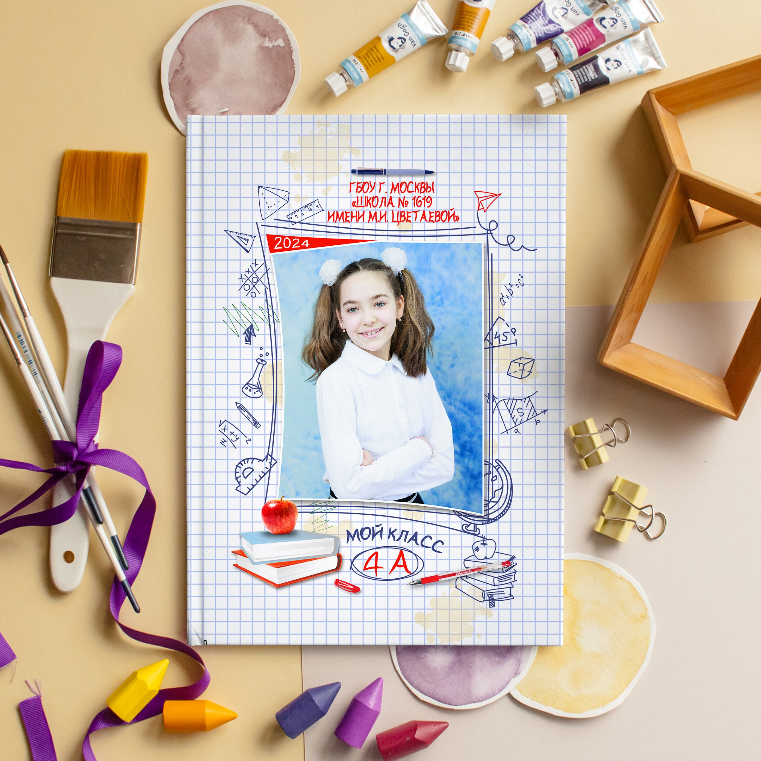 Премиум 5 разворотов. Выпускные альбомы для детского сада и школы в Москве