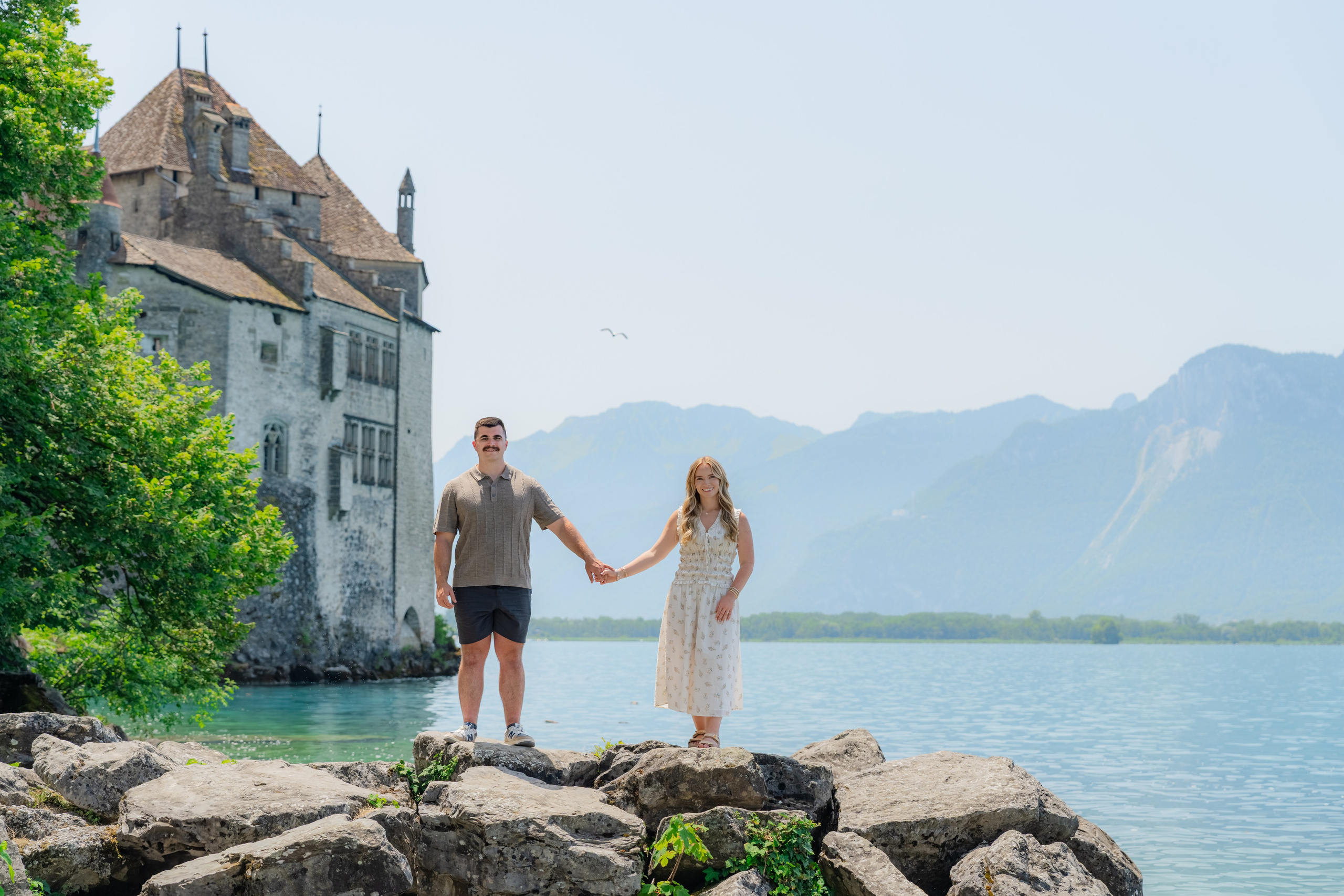 Brooklyn & Dakota | Proposal Montreux. Профессиональный свадебный фотограф в Женеве и Швейцарии | Таня Вовчецкая
