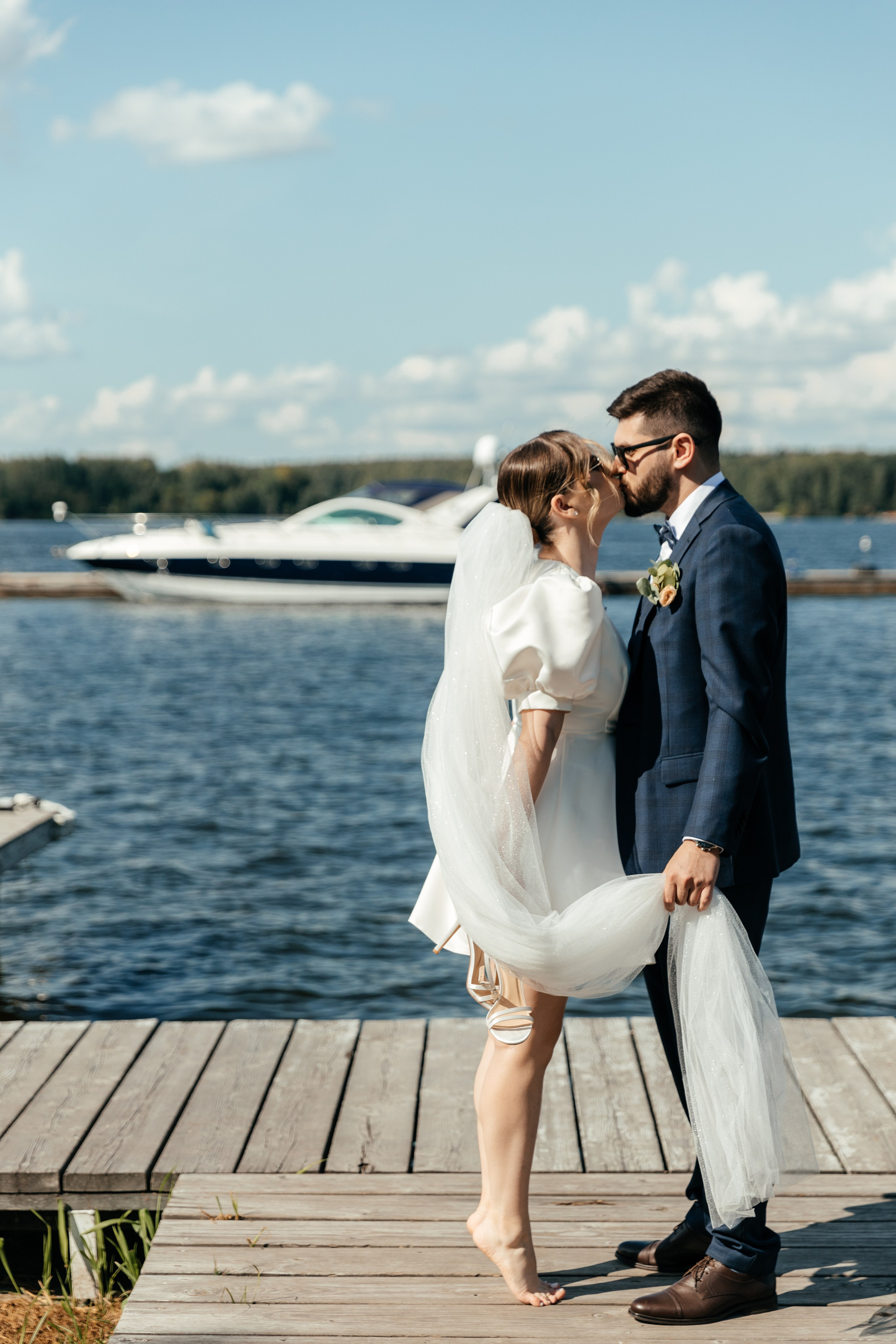 Настя и Витя | Rodina Yaht Club. Свадебный фотограф Ангелина Зотова | Обнинск, Москва, Калуга