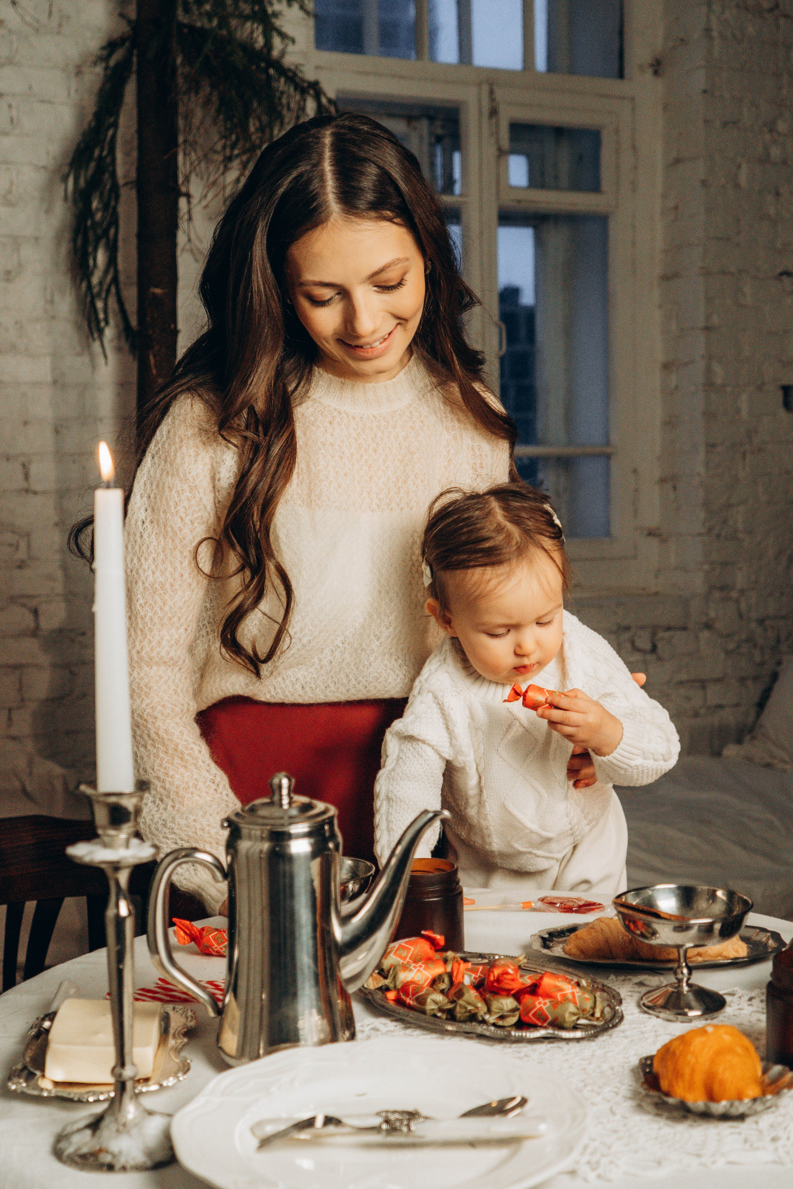 Анастасия и Мира. Студия «Мох». Фотограф Москва Валерия Веденина