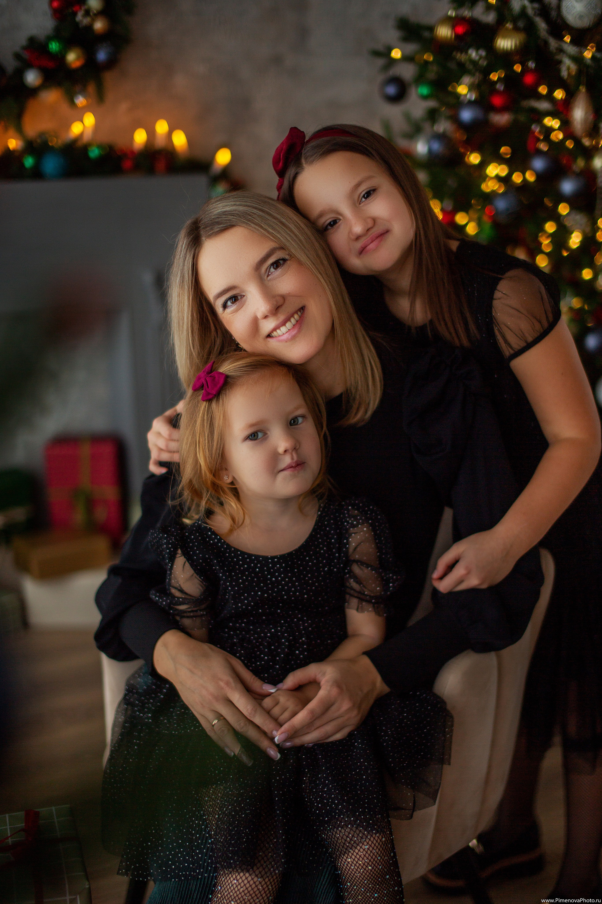 Новогодняя сказка Вари и Маруси, 2024. Семейный и детский фотограф в Петрозаводске