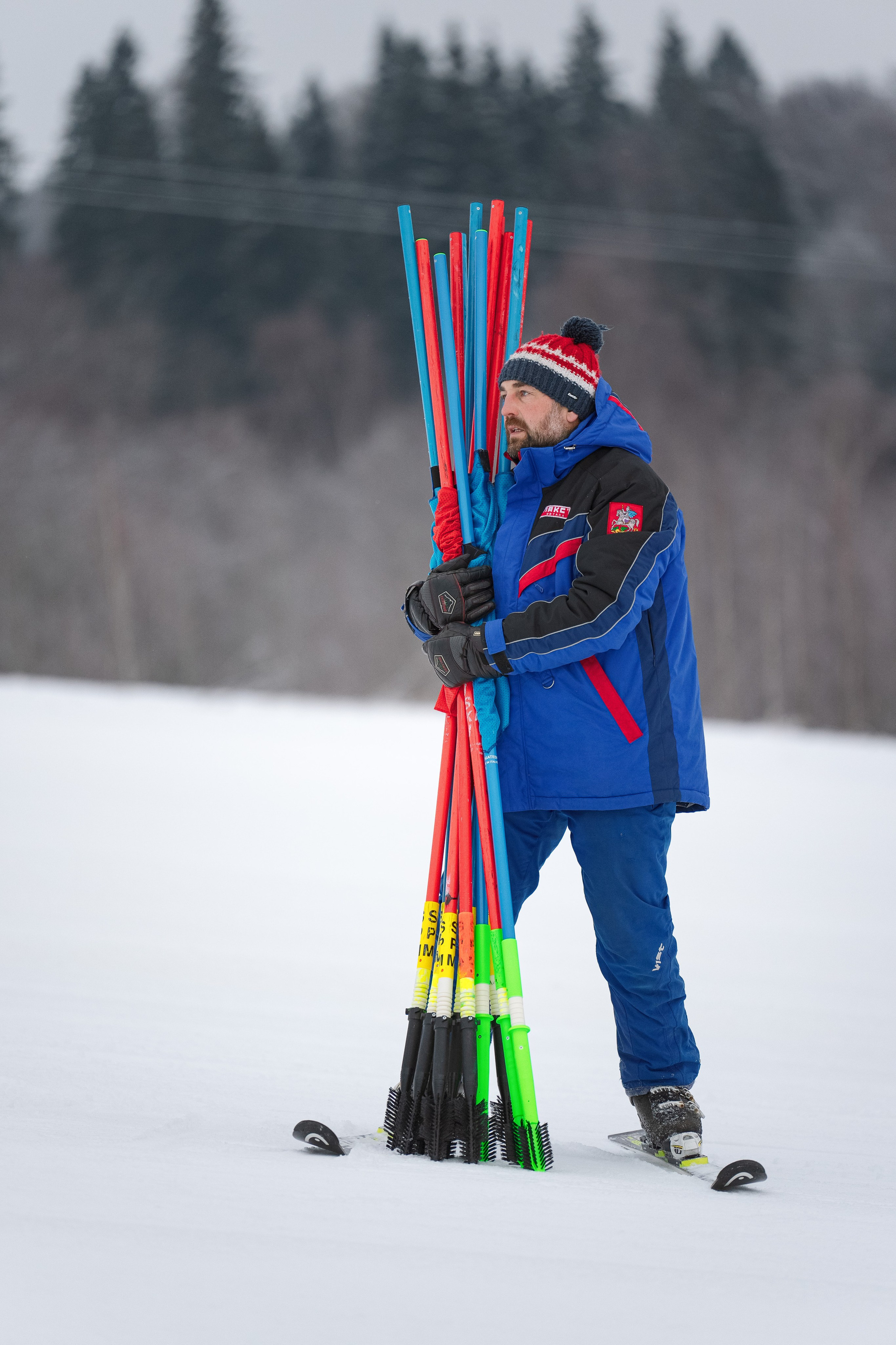 Горные лыжи. Первенство Центрального Федерального Округа. GS U14 Шуколово. Фотограф Студитский Евгений