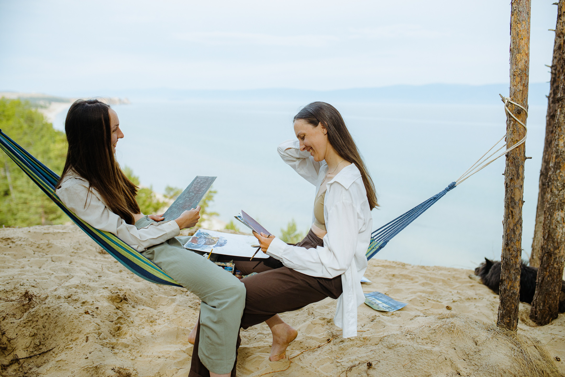 Аня и Варя Кендель. Фотограф Ольхон/ Индия, Регина