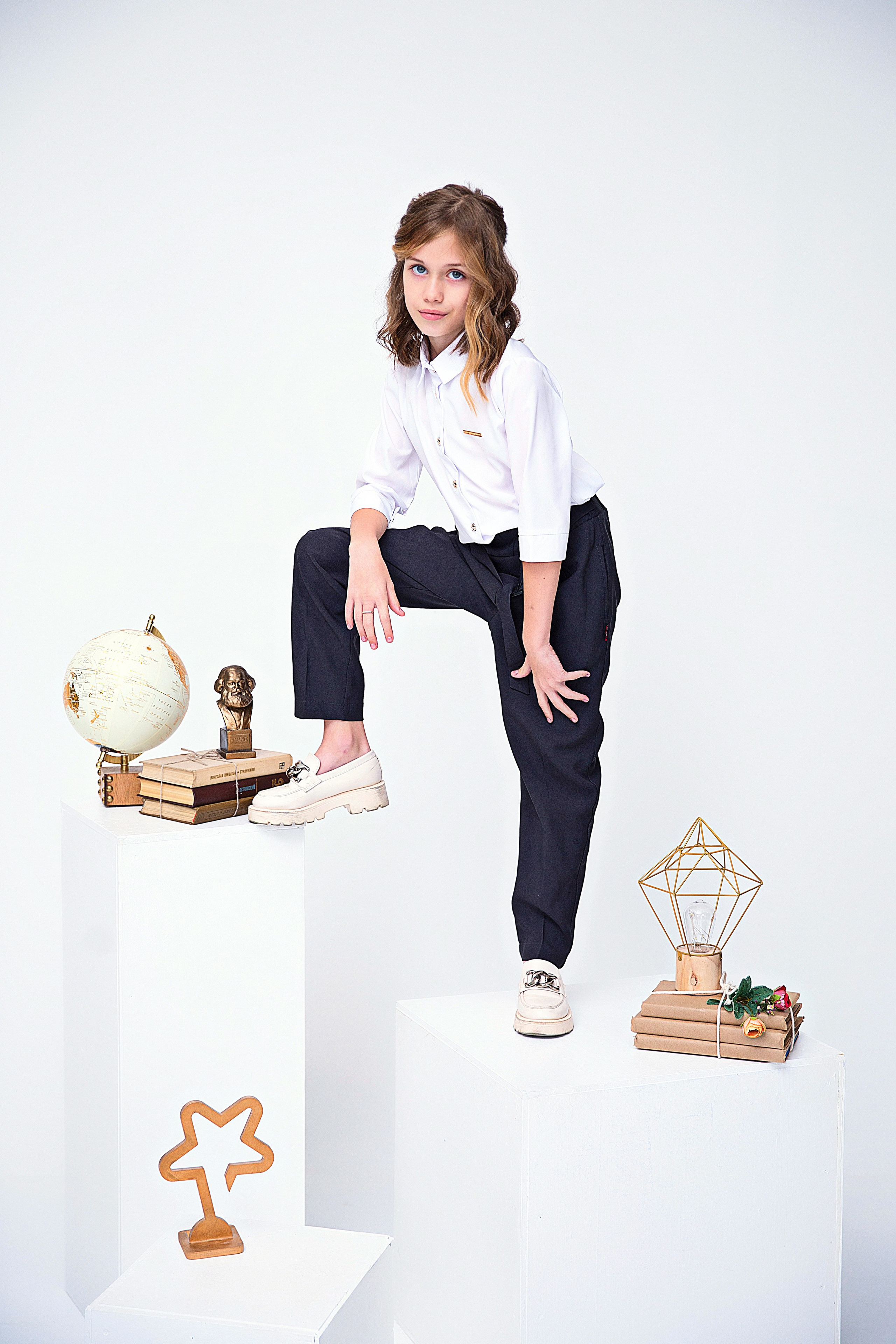 Индивидуальные фотосессии школьников. Детский школьный фотограф в Кемерово Зиновьева Екатерина