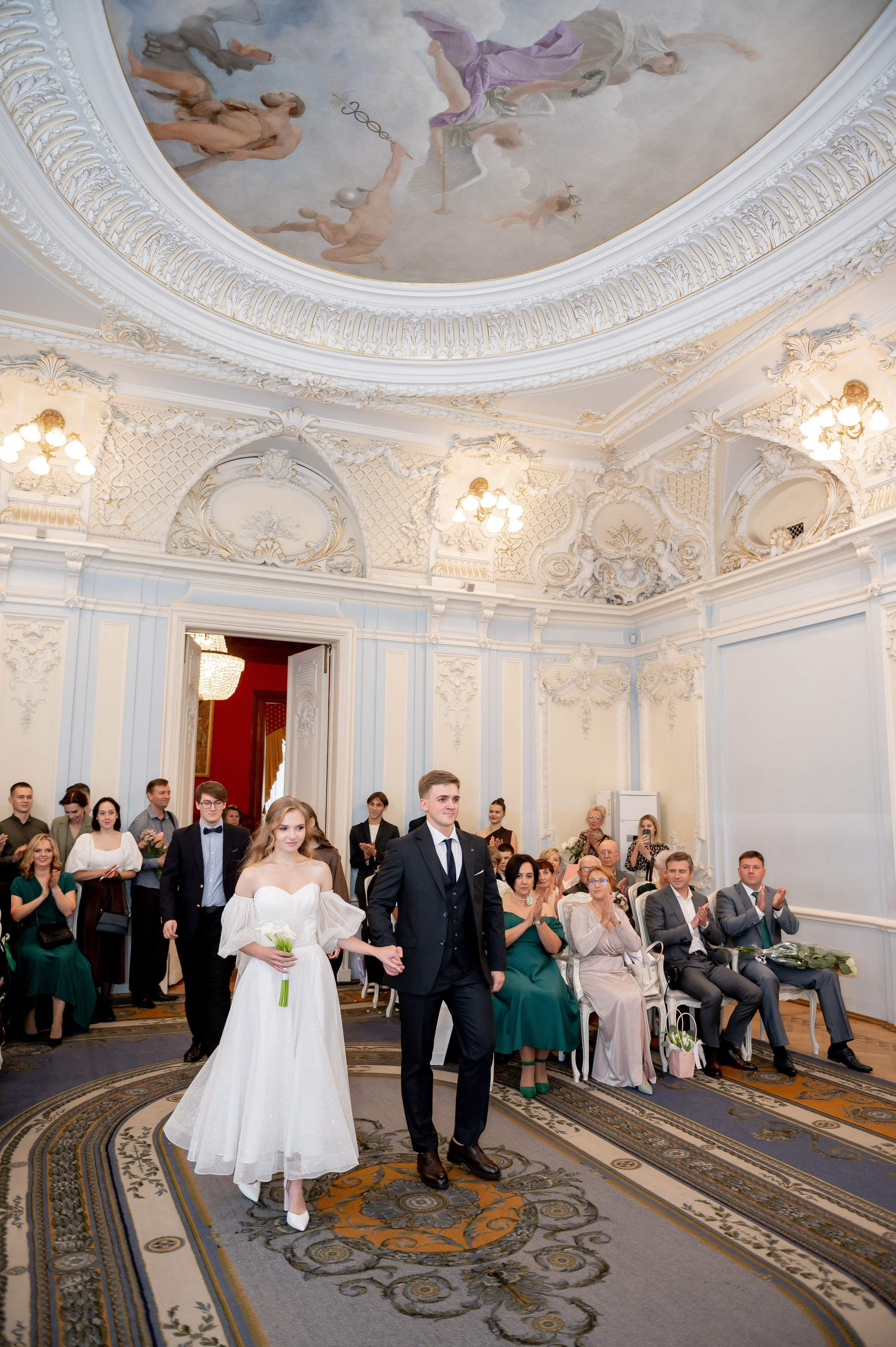 Анастасия и Михаил (Второй Дворец Бракосочетания на Фурштатской улице 52, фотосессия в Таврическом парке). Портретный, семейный и свадебный фотограф в Санкт-Петербурге и в Пушкине Ширяев Денис