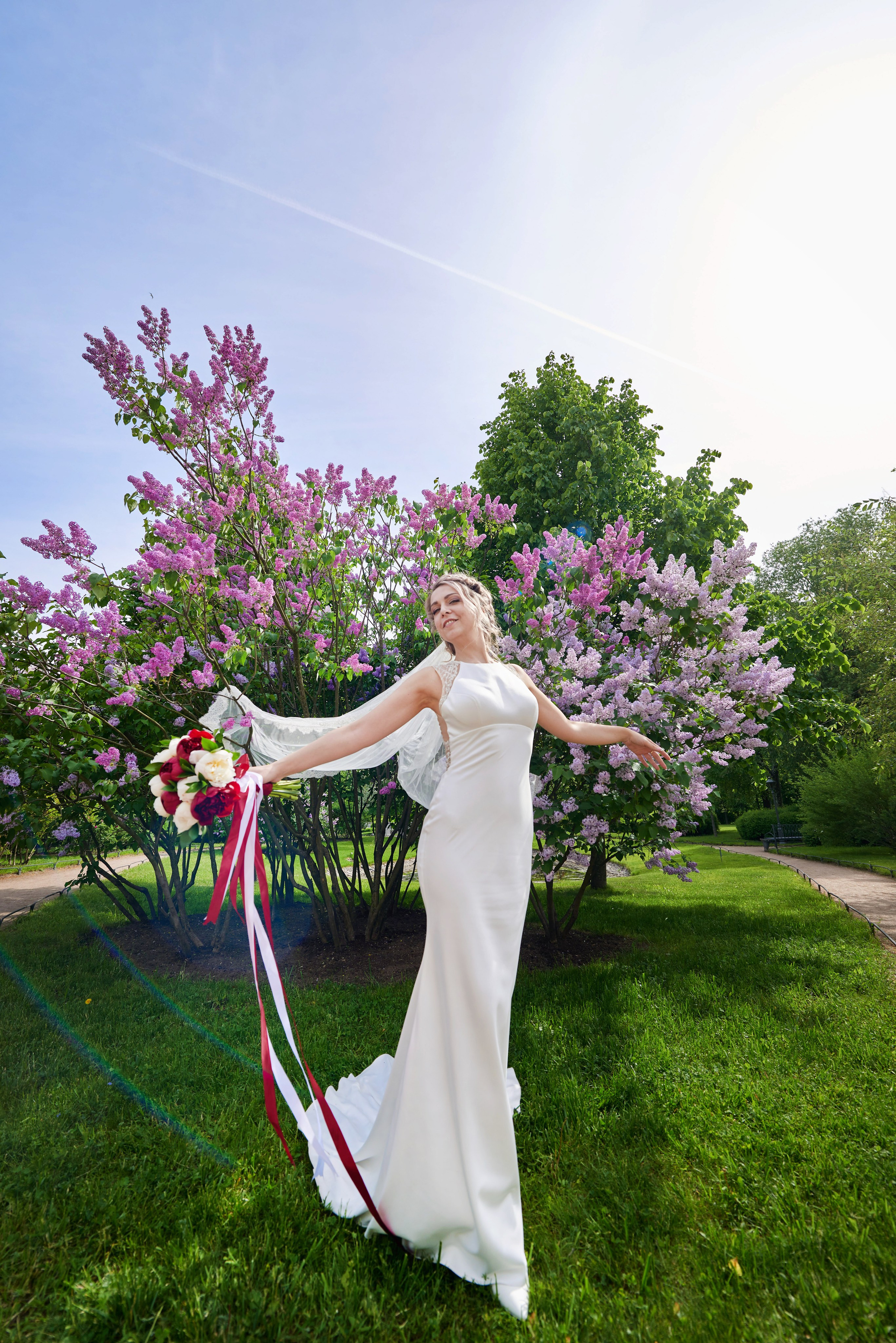 Юлия и Денис (фотосессия на Витебском вокзале и в Польском саду). Портретный, семейный и свадебный фотограф в Санкт-Петербурге и в Пушкине Ширяев Денис