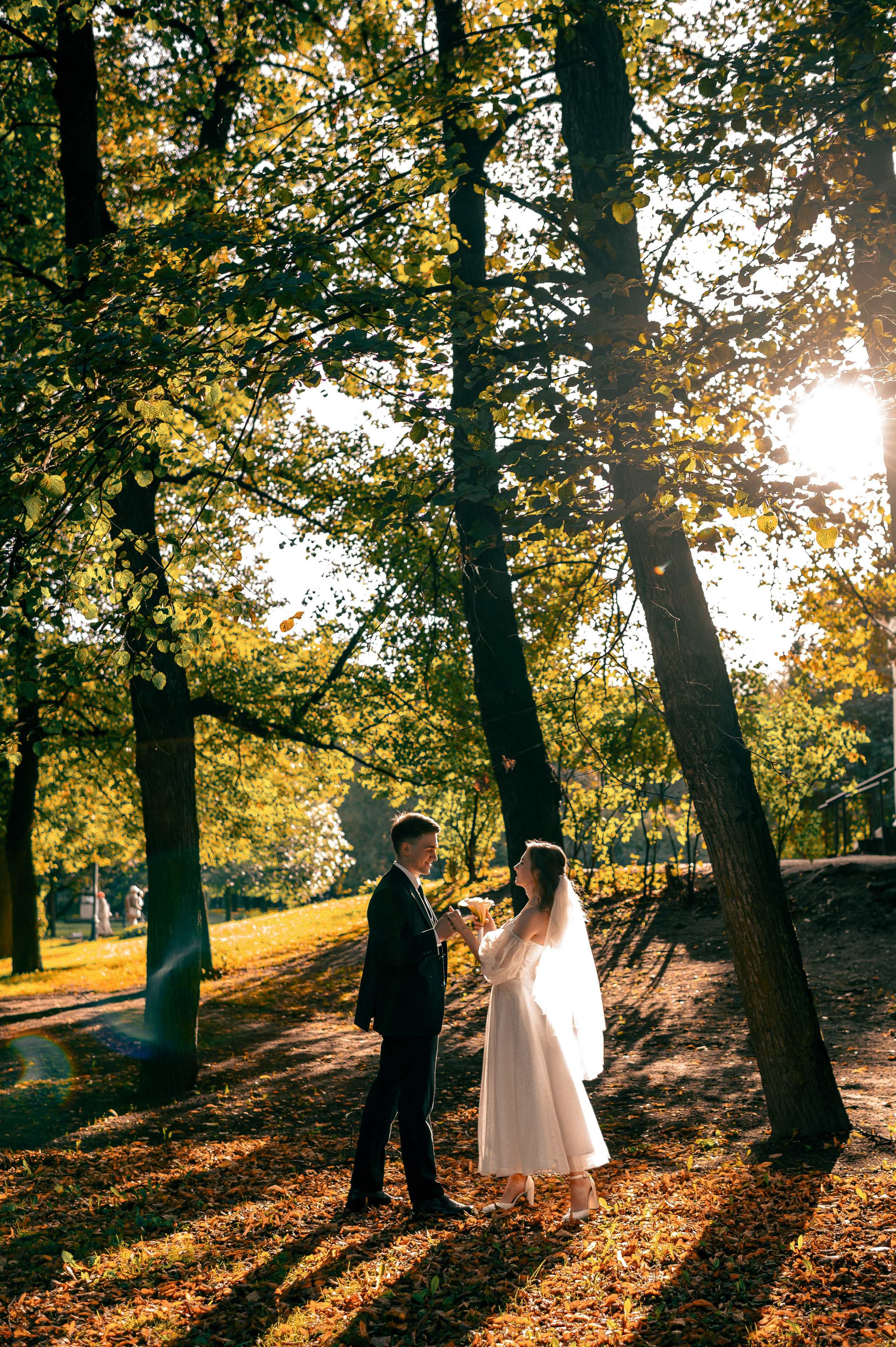 Анастасия и Михаил (Второй Дворец Бракосочетания на Фурштатской улице 52, фотосессия в Таврическом парке). Портретный, семейный и свадебный фотограф в Санкт-Петербурге и в Пушкине Ширяев Денис