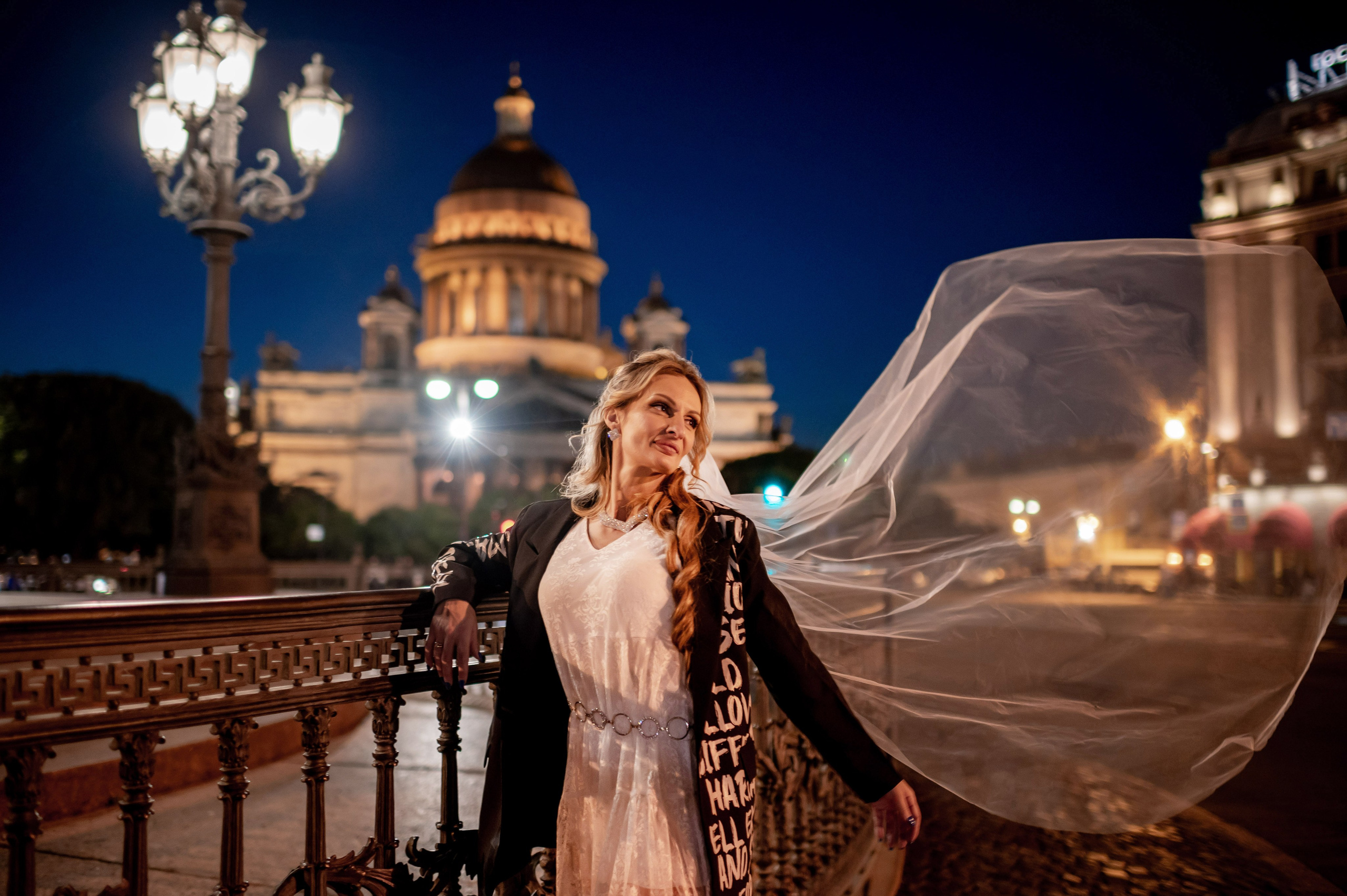 Екатерина и Андрей (свадебная фотосессия в вечернем Петербурге). Портретный, семейный и свадебный фотограф в Санкт-Петербурге и в Пушкине Ширяев Денис