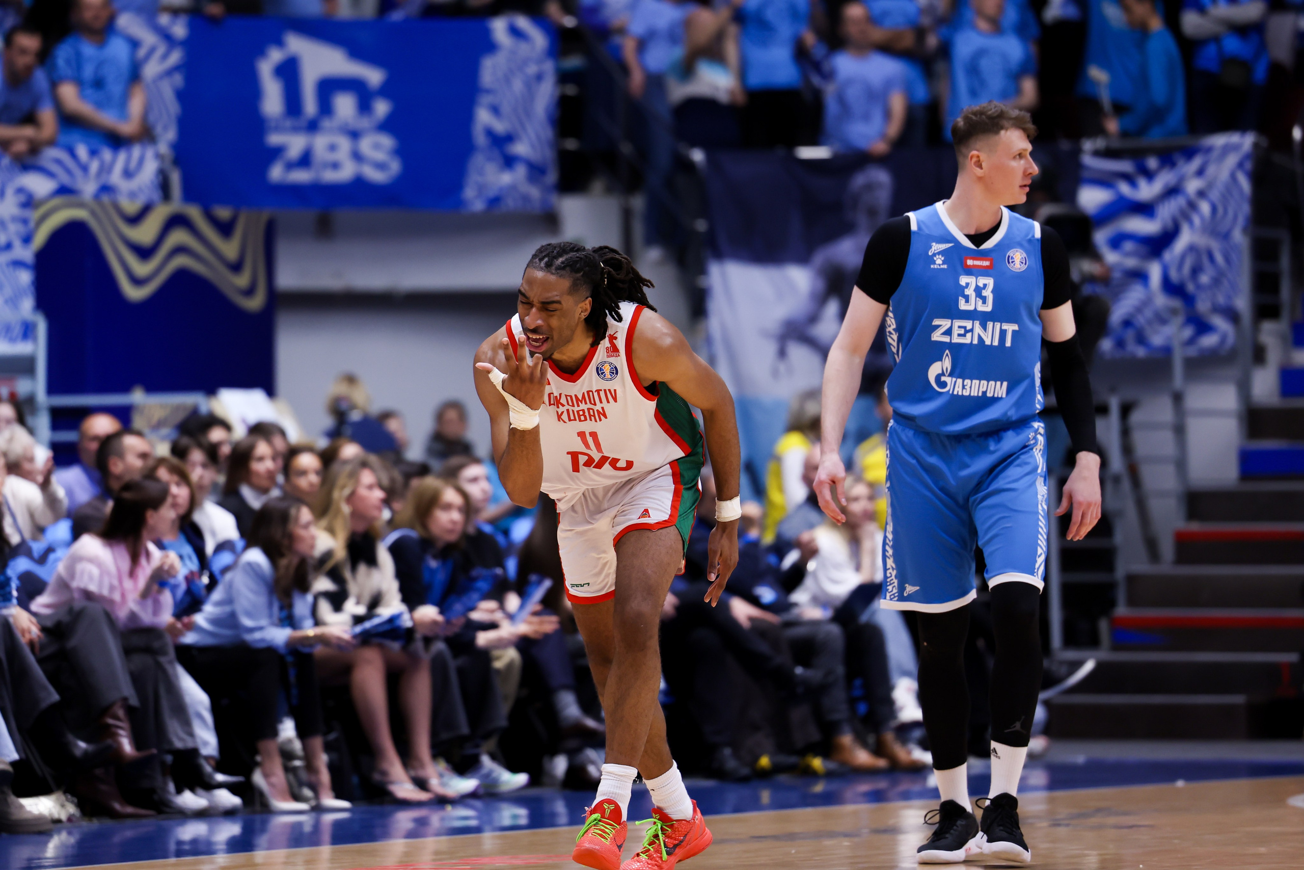 БК Зенит — БК Локомотив-Кубань 07.05.2025. Спортивный и репортажный фотограф Антон Тереханов