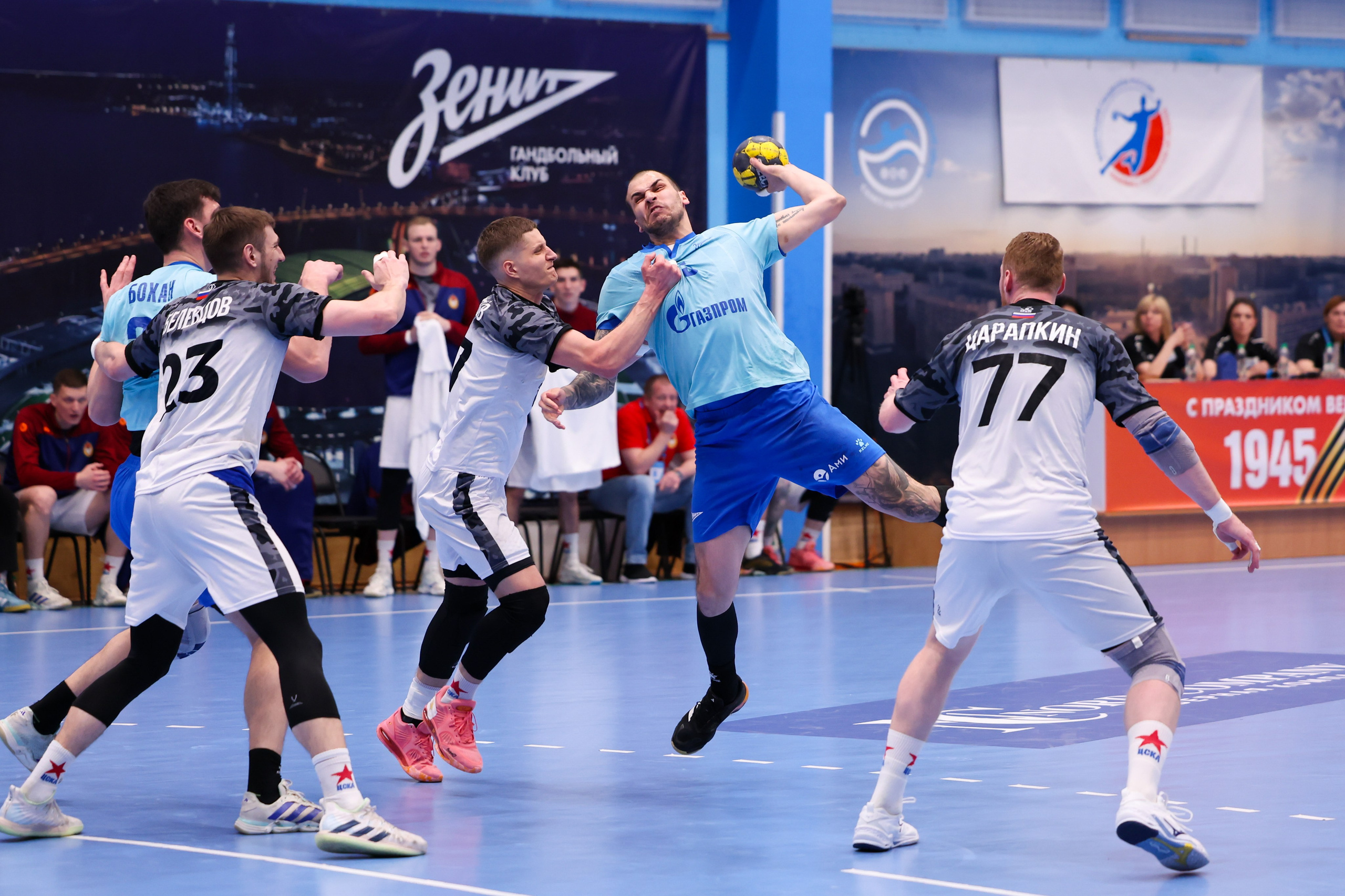 ГК Зенит — ГК ЦСКА финал ЧР2024/25 3 игра 28.05.2025. Спортивный и репортажный фотограф Антон Тереханов