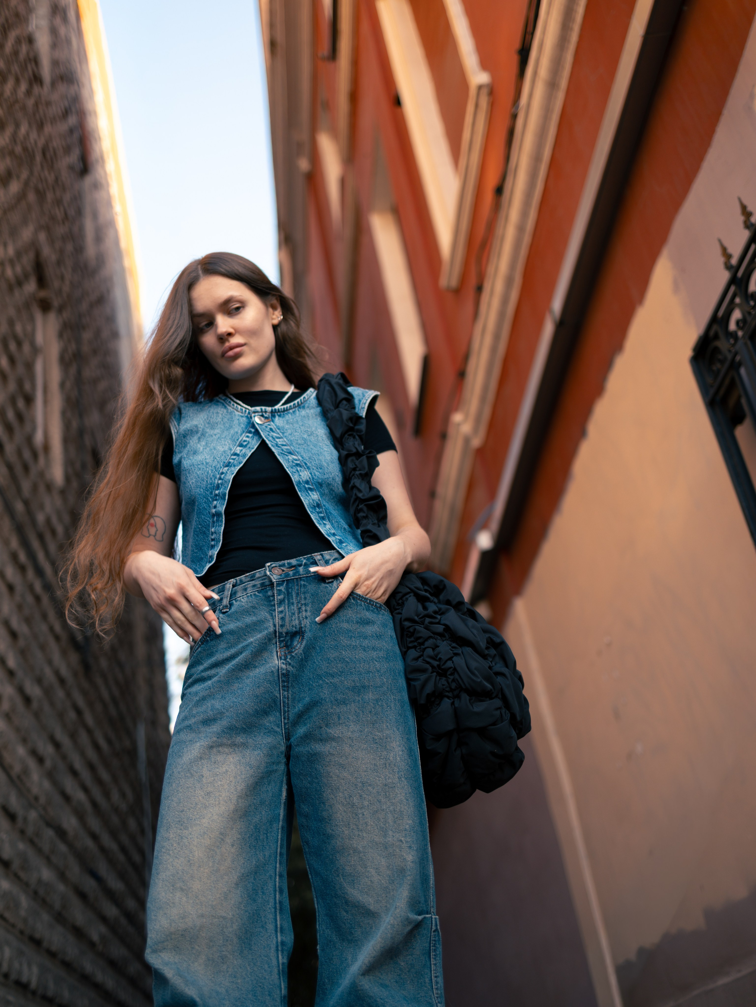 Богиня денима в городе. ElizabetArt — фотограф в Воронеже Елизавета Хлусова