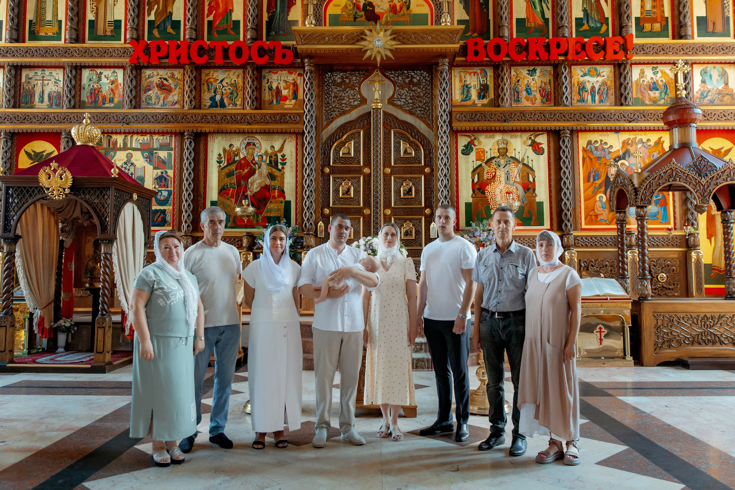 Таинство Крещения Михаила. Свадебный и Семейный Фотограф в Краснодаре
