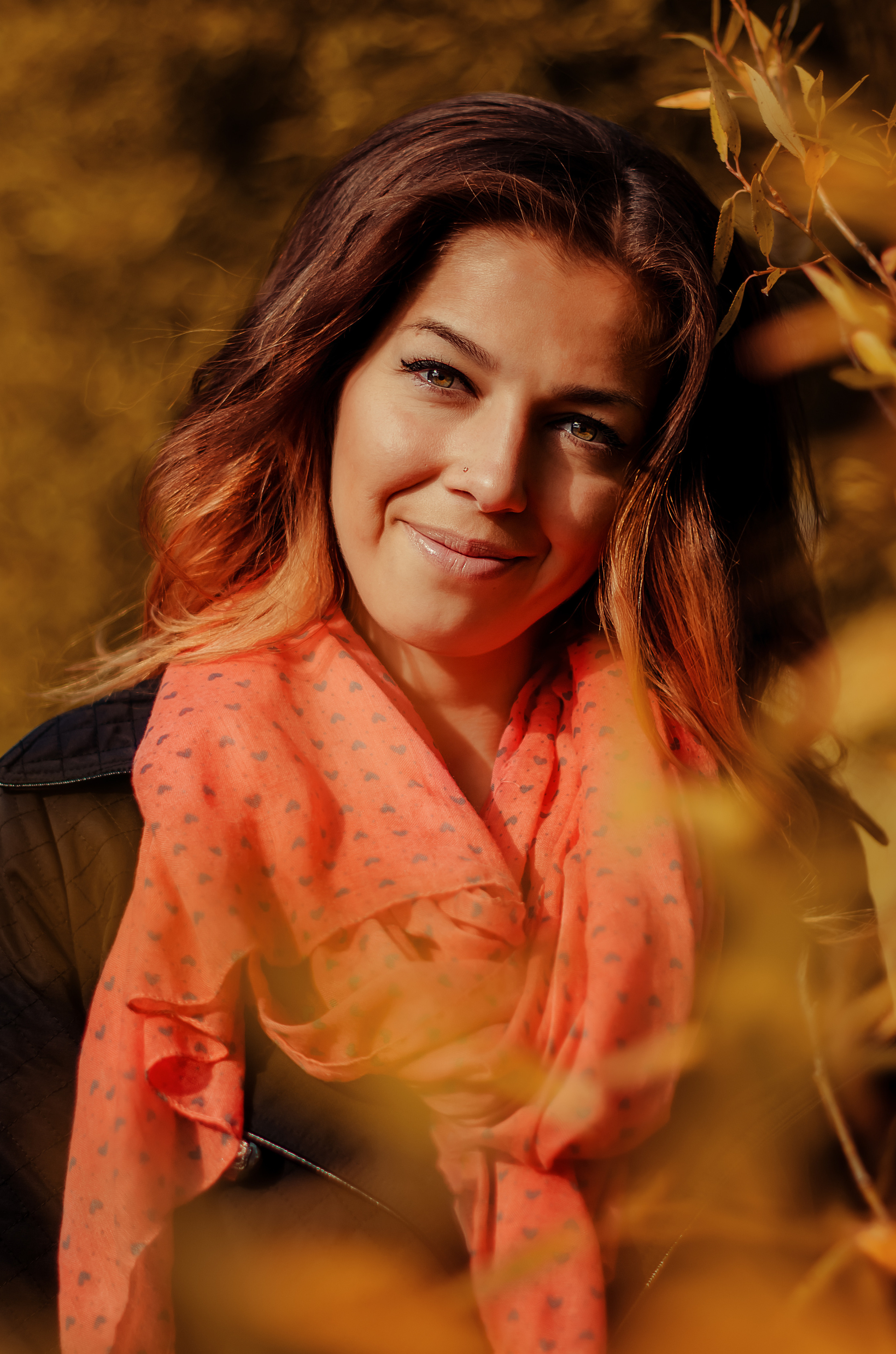 Осенняя съёмка Ксюши. Фотограф Алиса Агафонова в Санкт-Петербурге