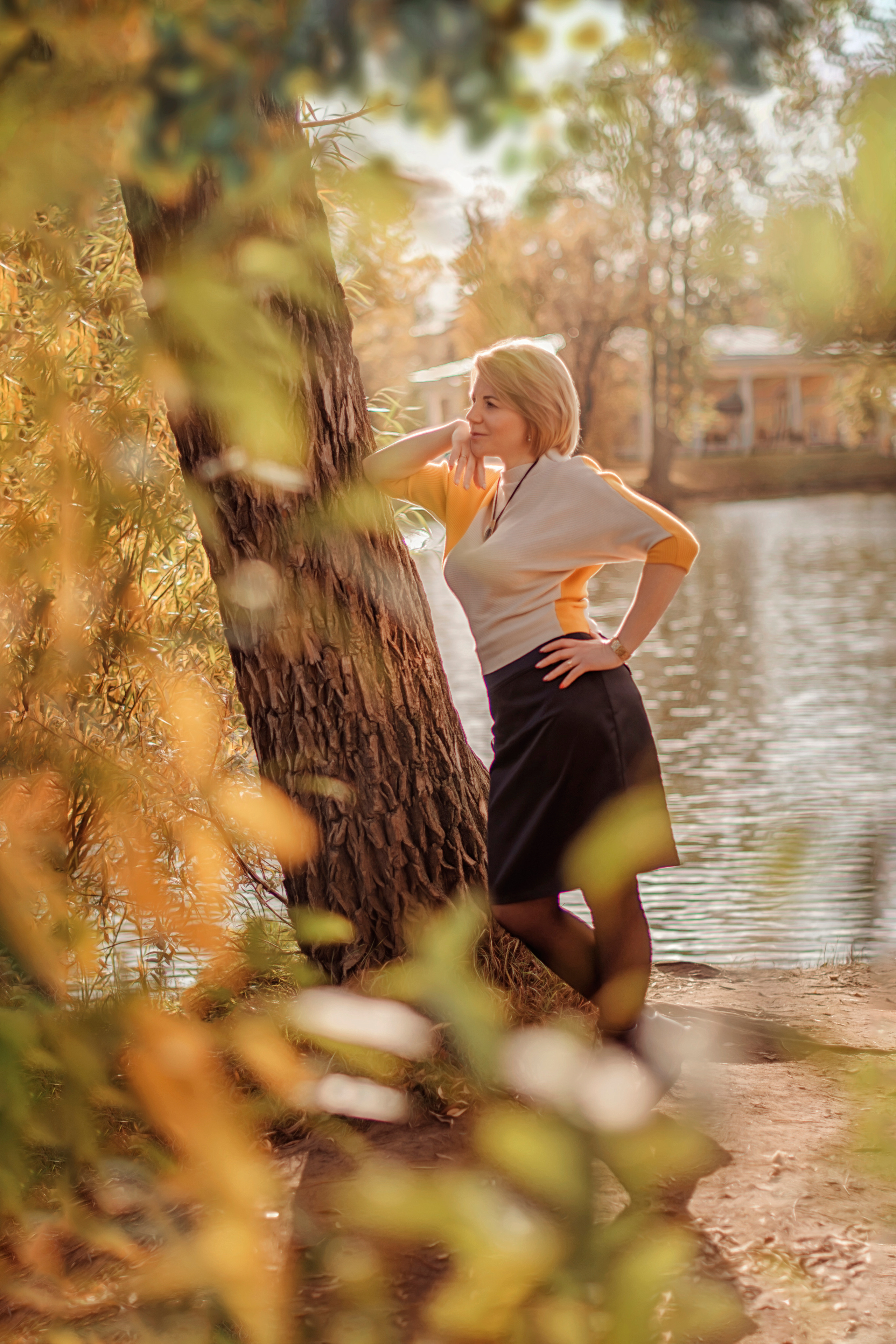 Лена и её яркая осень. Фотограф Алиса Агафонова в Санкт-Петербурге