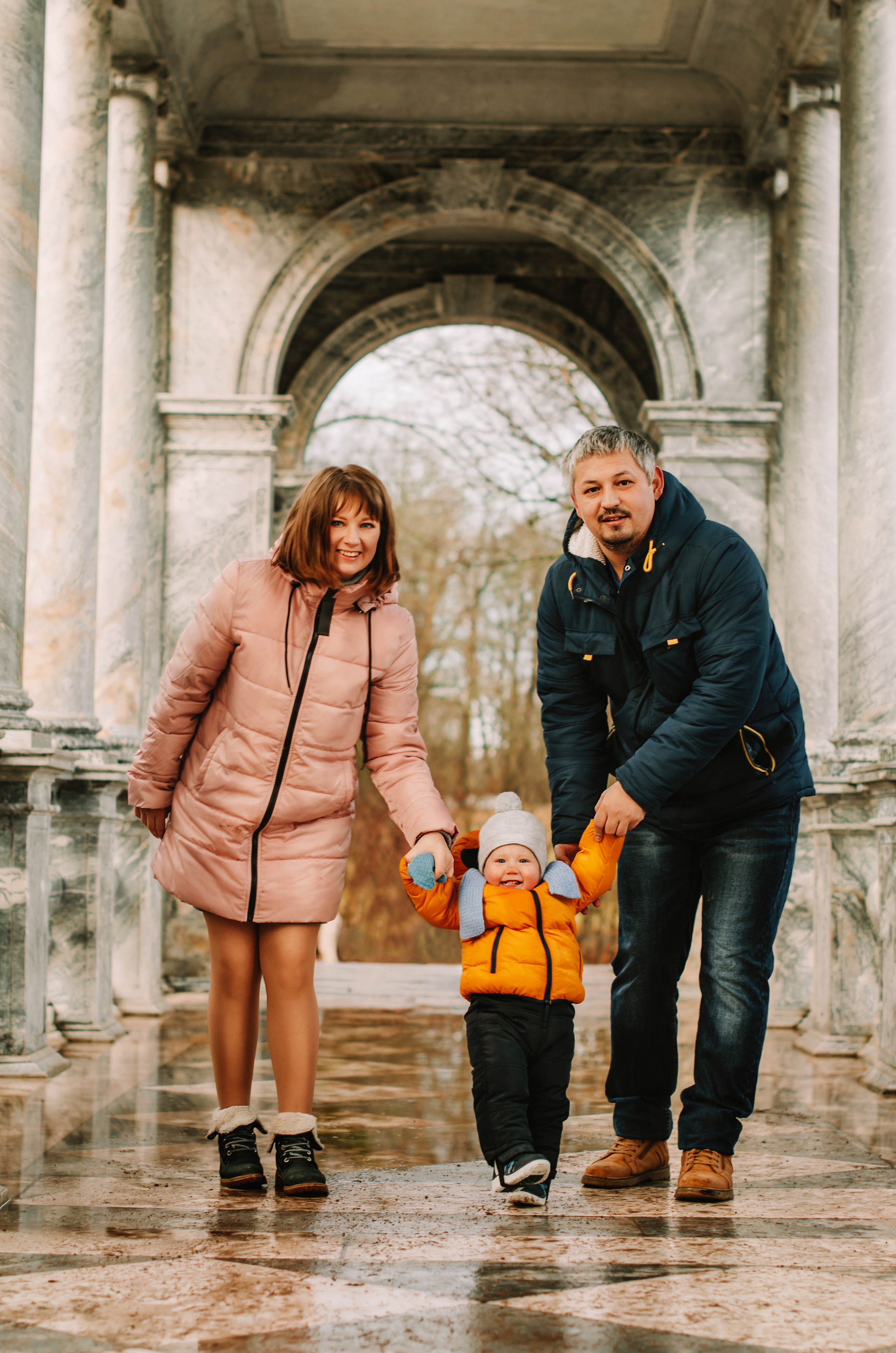 Семейная фотопрогулка Юли в Пушкине. Фотограф Алиса Агафонова в Санкт-Петербурге