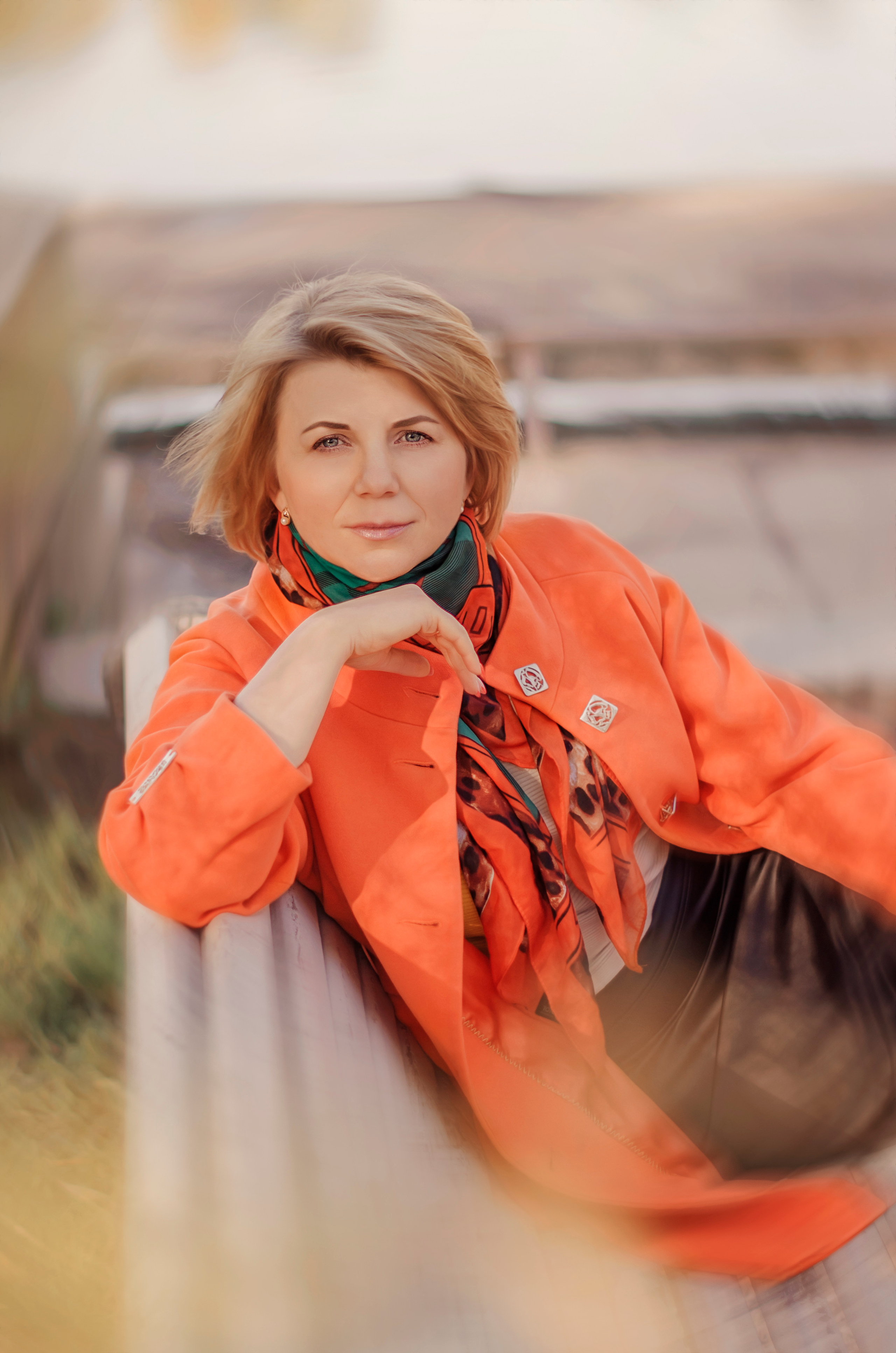 Лена и её яркая осень. Фотограф Алиса Агафонова в Санкт-Петербурге