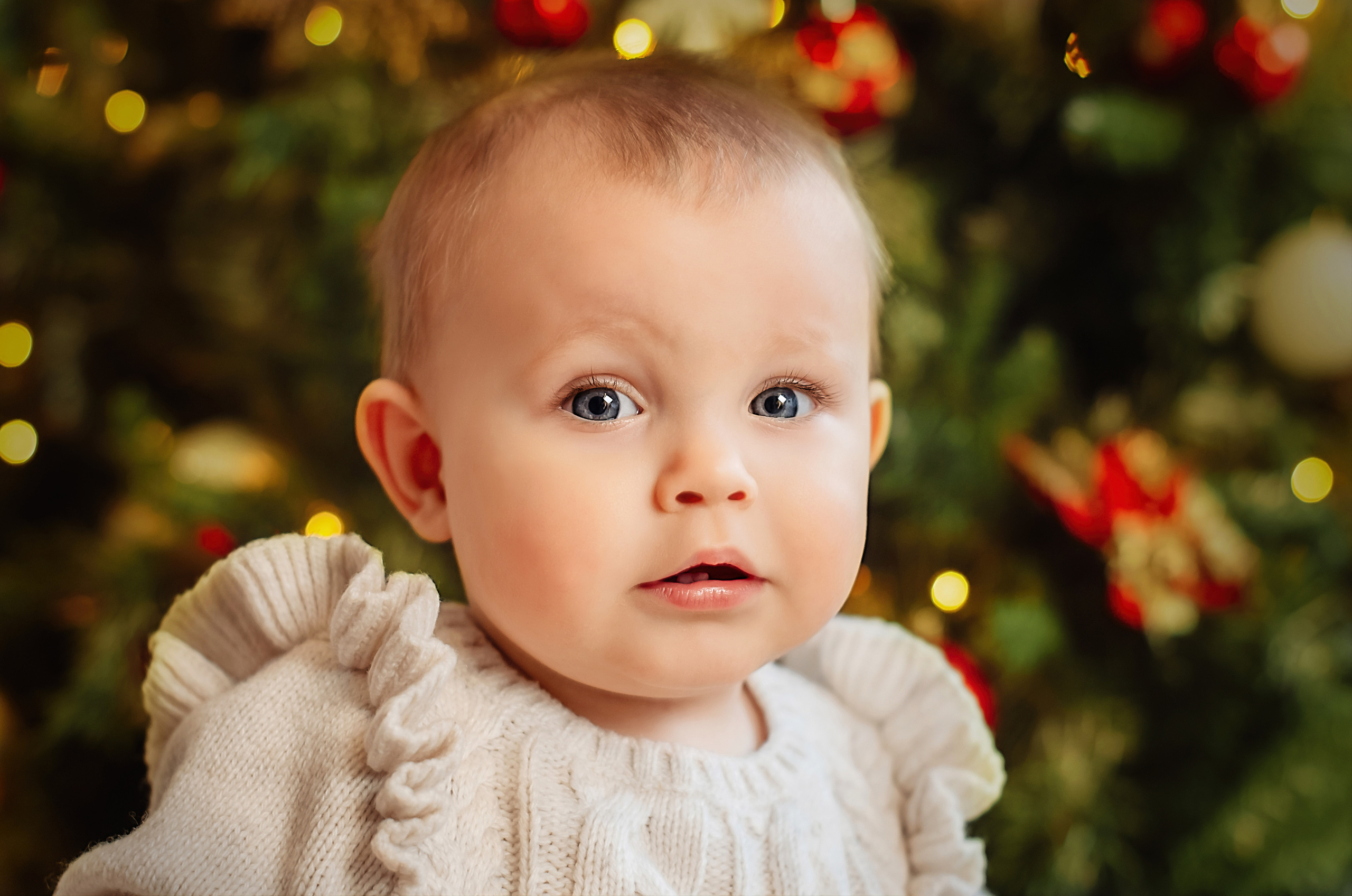 Новогодняя семейная съёмка Анечки. Фотограф Алиса Агафонова в Санкт-Петербурге