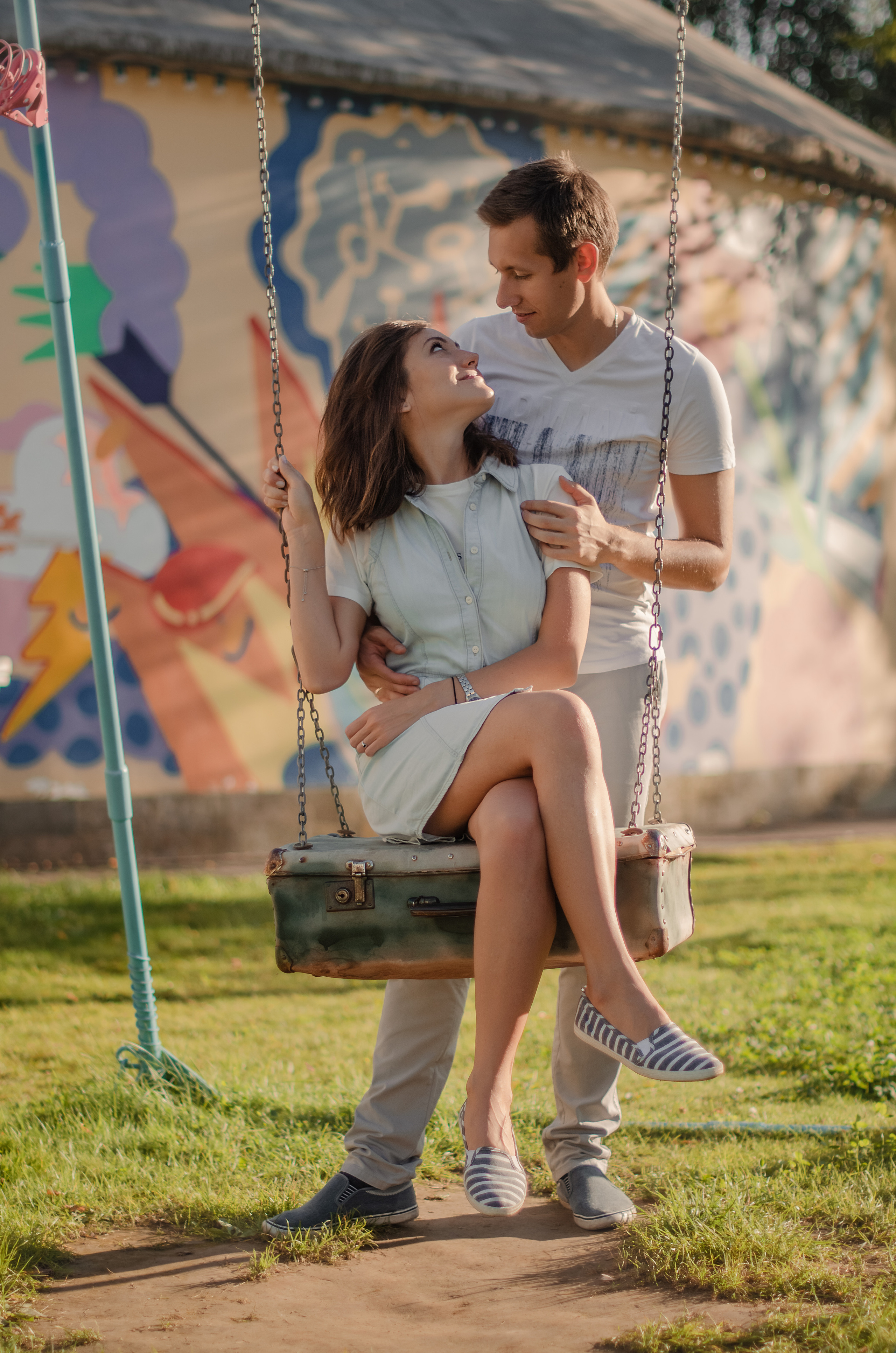 Лёша и Ира Love Story в первый день осени. Фотограф Алиса Агафонова в Санкт-Петербурге