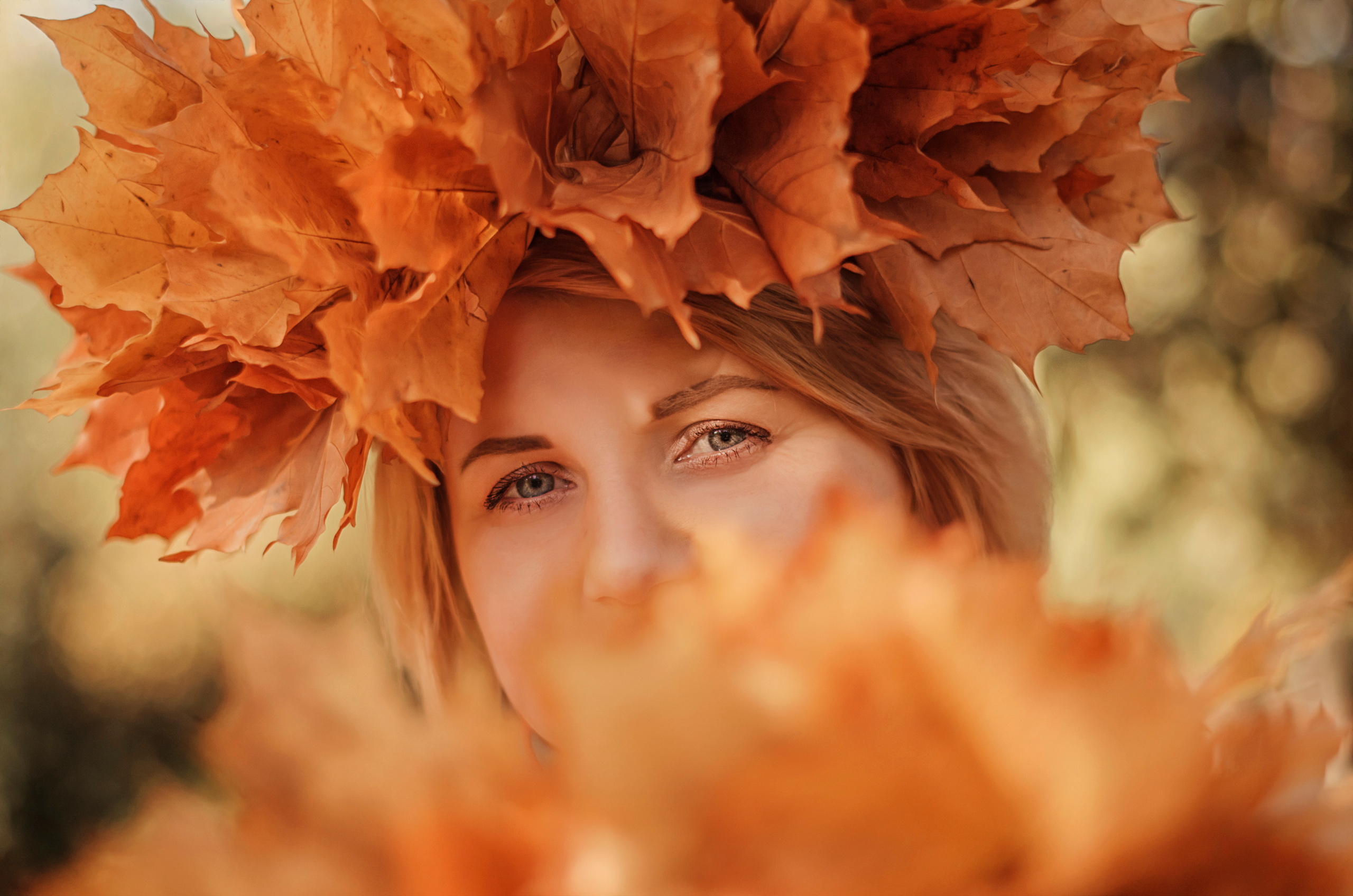 Лена и её яркая осень. Фотограф Алиса Агафонова в Санкт-Петербурге