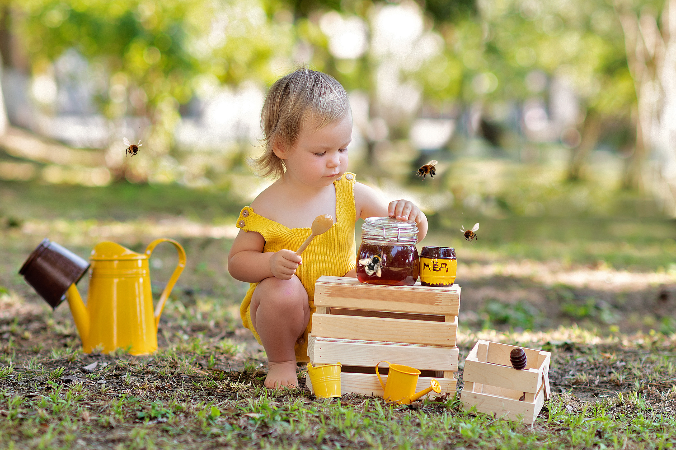 Фотопроект «Пчеленок». Детский фотограф Абхазия