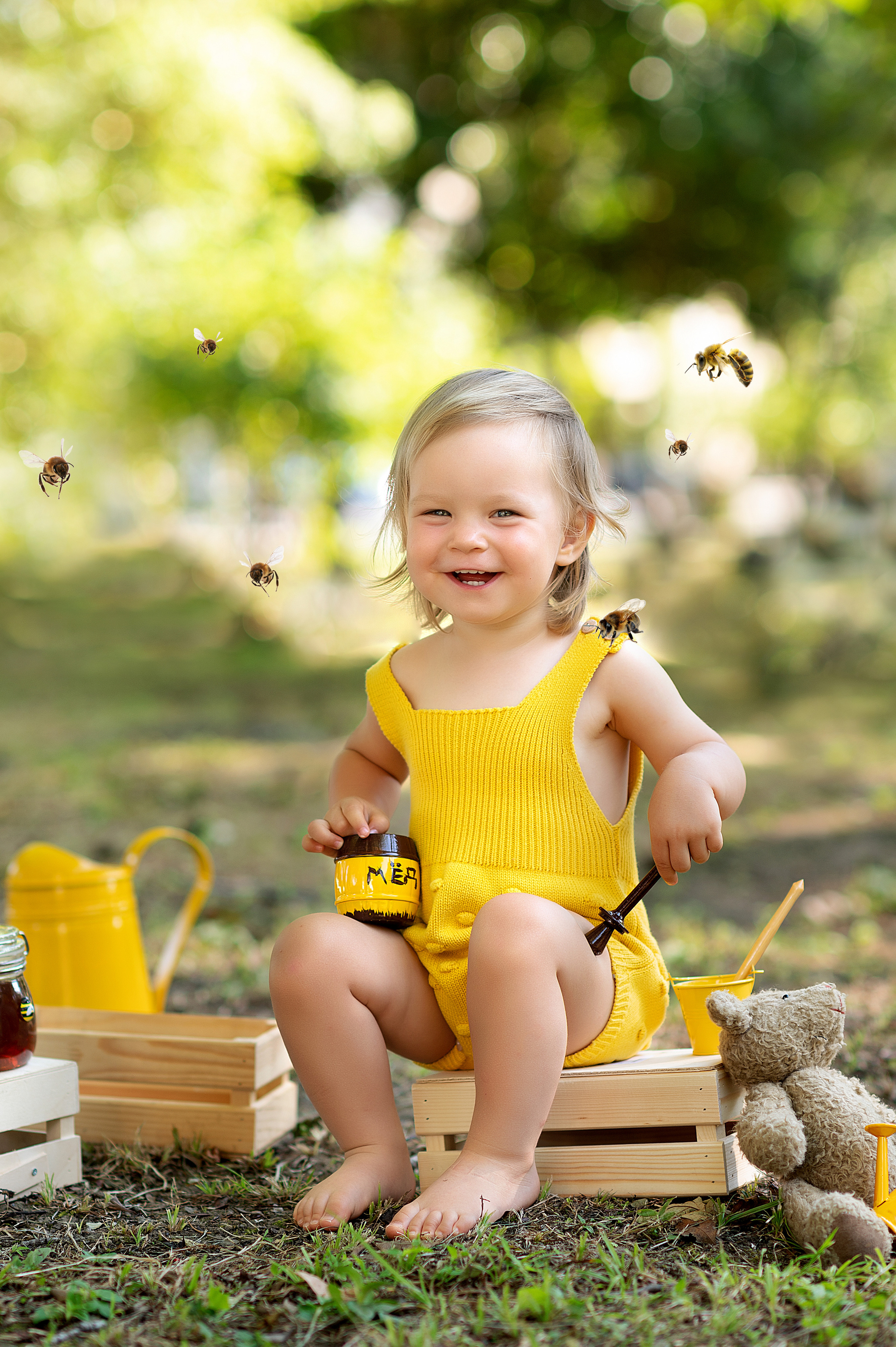 Фотопроект «Пчеленок». Детский фотограф Абхазия