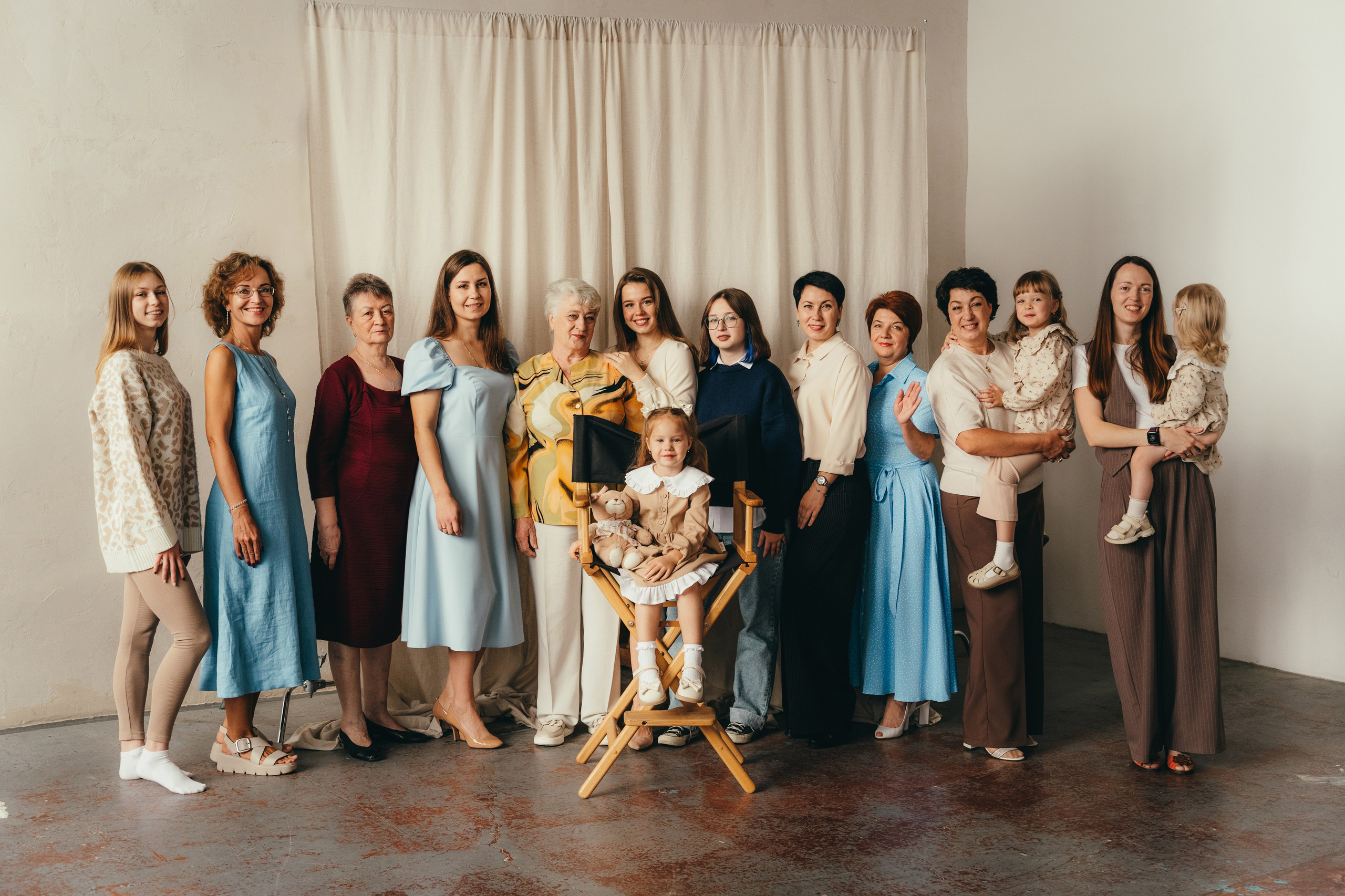 Большая семья. Семейный фотограф • Домашние съемки в Нижнем Новгороде