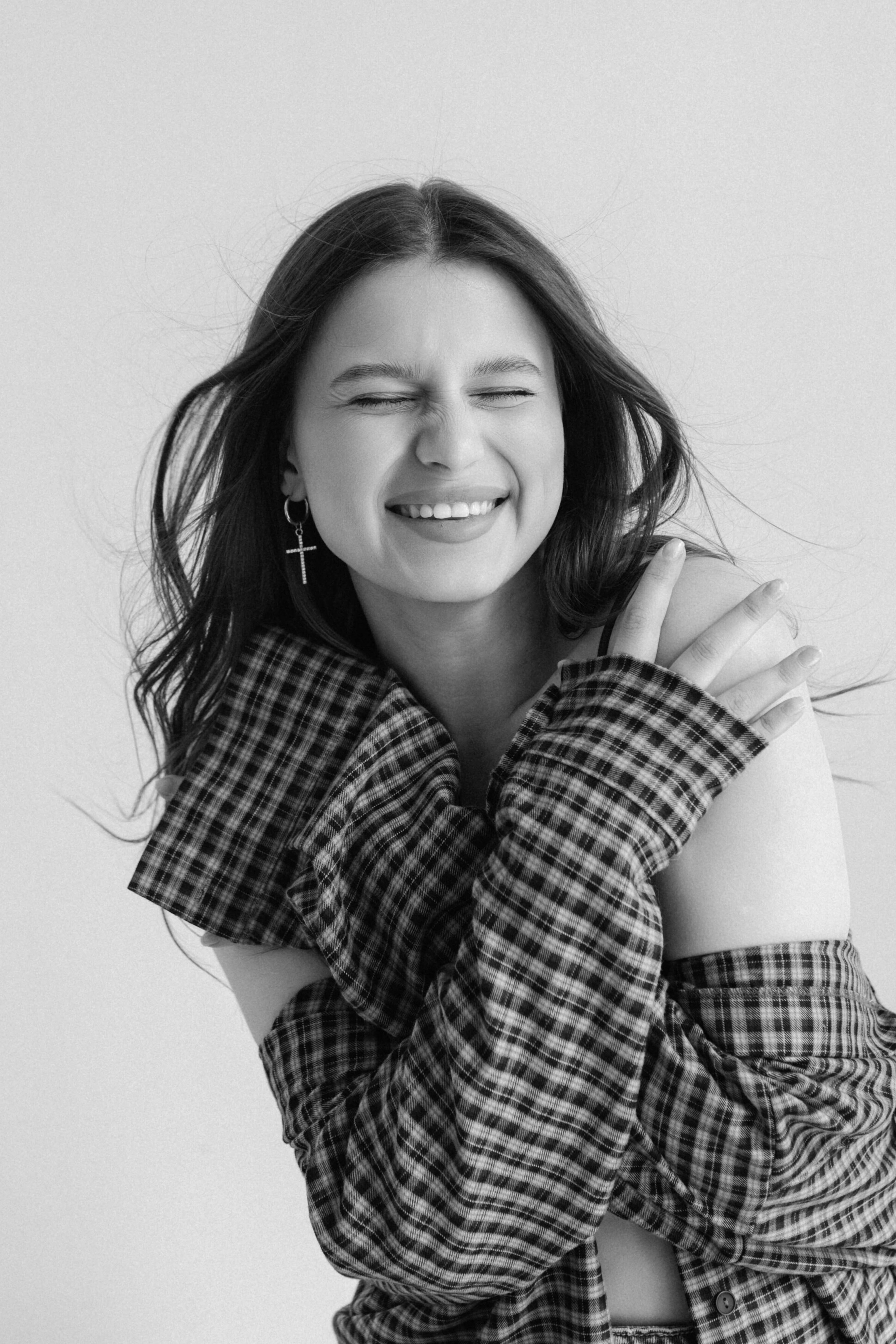 Ксюша. Минимализм, портреты в студии. Фотограф Ксения Третьякова, Санкт-Петербург