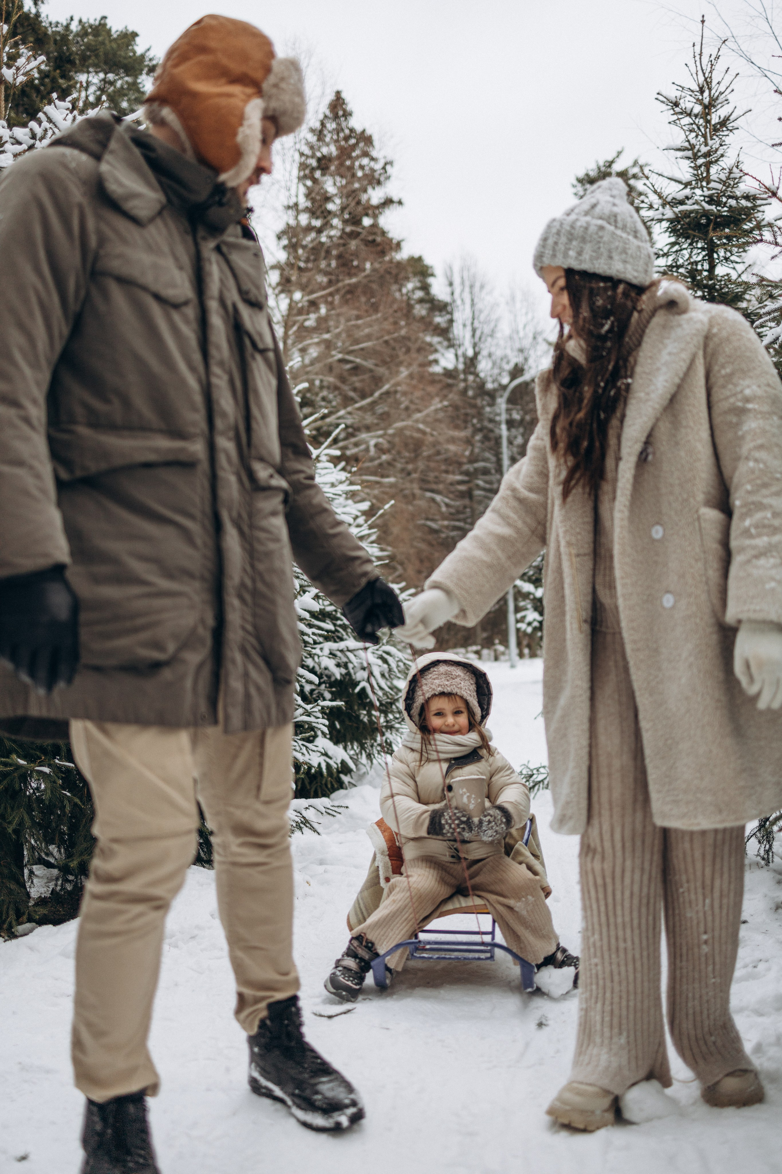 Зимняя прогулка. Семейный фотограф в Москве Валерия Карпова