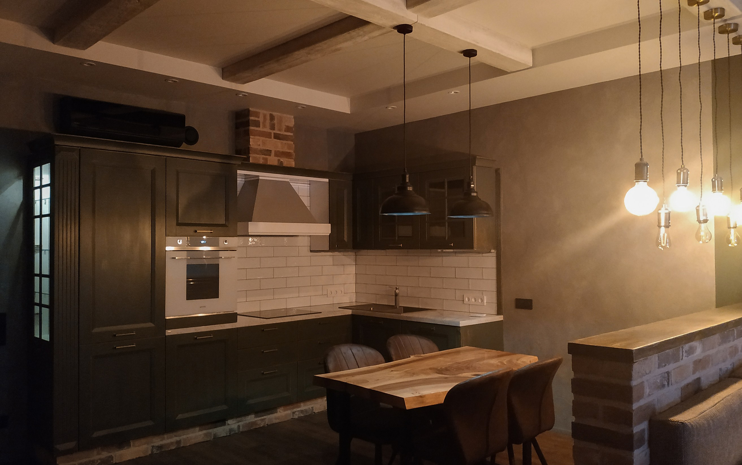 Квартира студия 46 кв. м. / Лофт / МЕСТО СИЛЫ. Дизайн интерьеров в сочетании с дизайн-проектом — лучший результат!