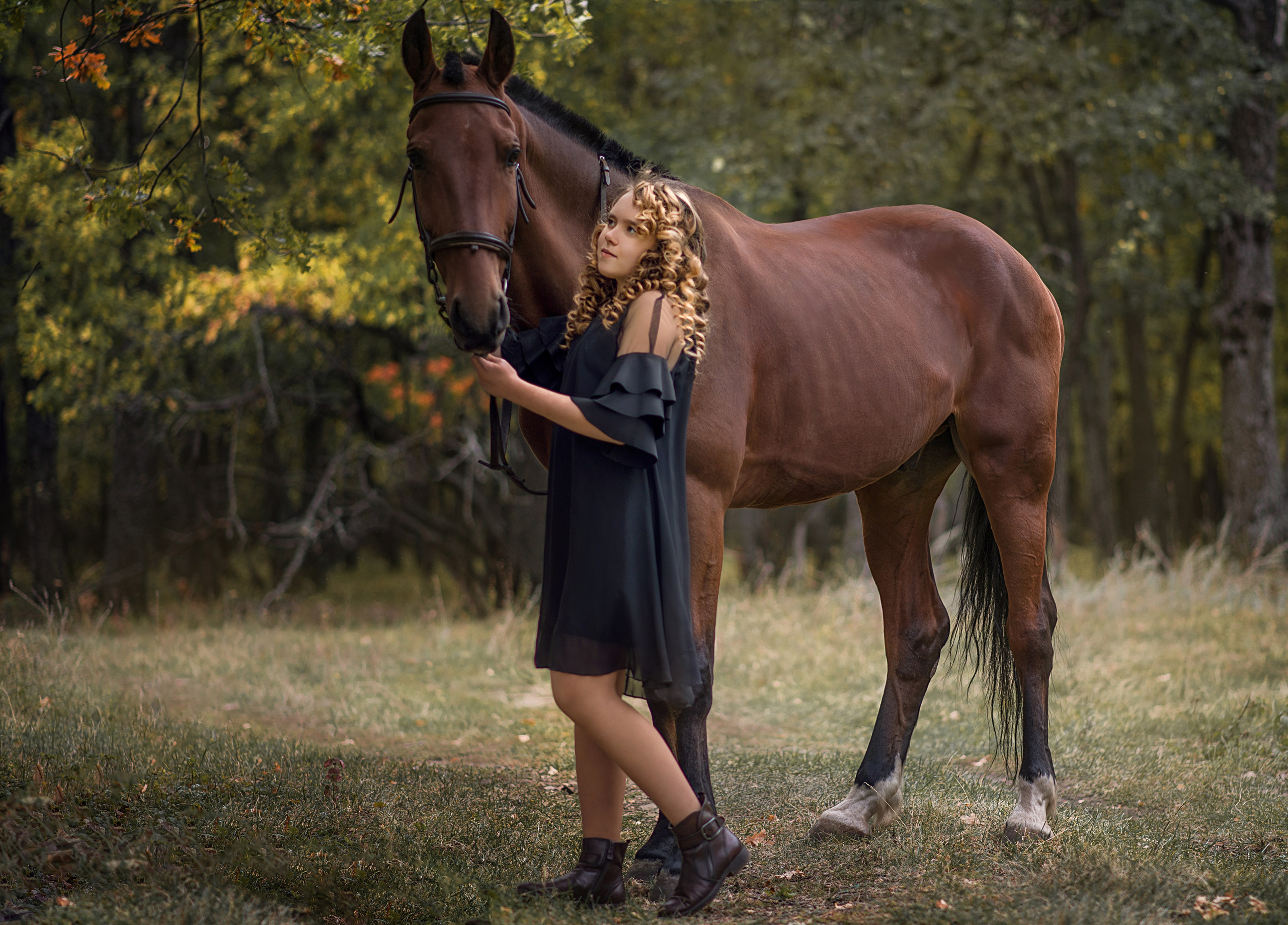 Ангелина и Финист. Конный фотограф в Саратове Юлия Иванова